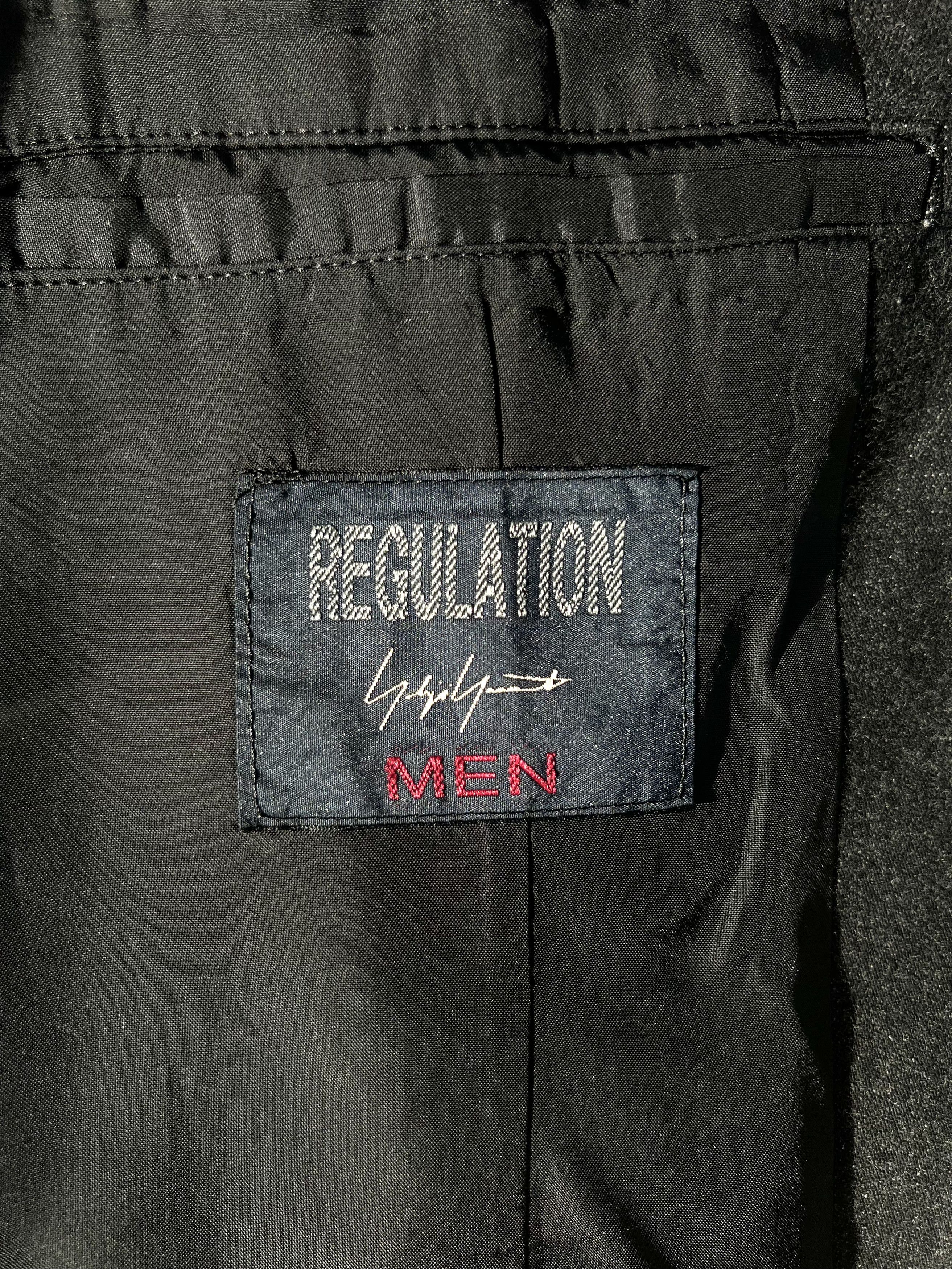 Yohji Yamamoto Yohji Yamamoto Homme - Black Panelled Denim Jacket Blazer Size US XL / EU 56 / 4 - 7 Thumbnail