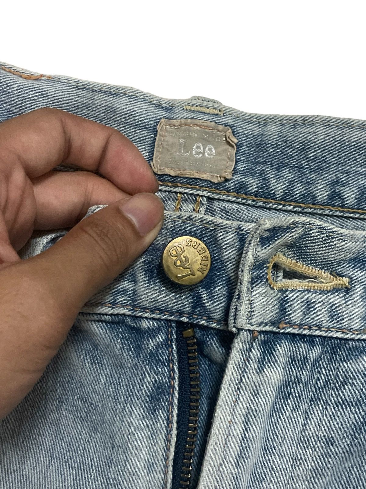 Lee Vintage 90s Lee Cowboy Rider Sanforized Boro Sishoko Jeans Size US 29 - 11 Thumbnail