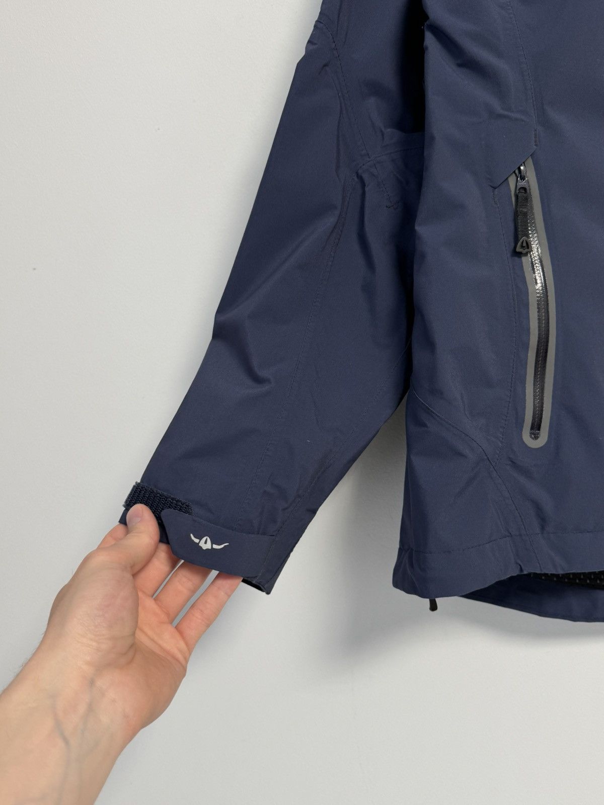 Other Kaikkialla Waterproof Hooded Outdoor Jacket Navy Blue Size XL / US 12-14 / IT 48-50 - 6 Thumbnail