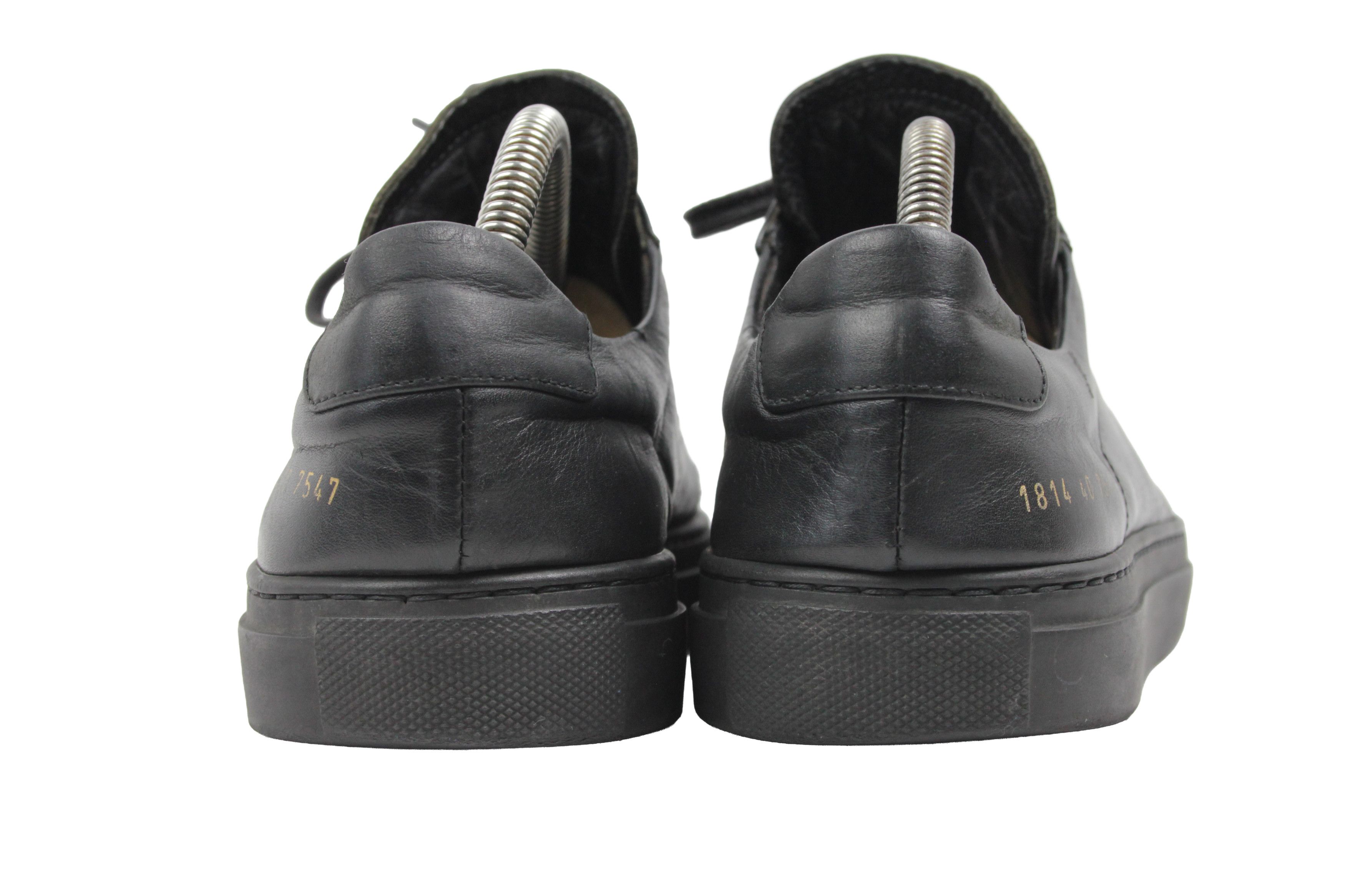 Common Projects Achilles Low Full Black Sneakers Size US 7 / EU 40 - 9 Thumbnail