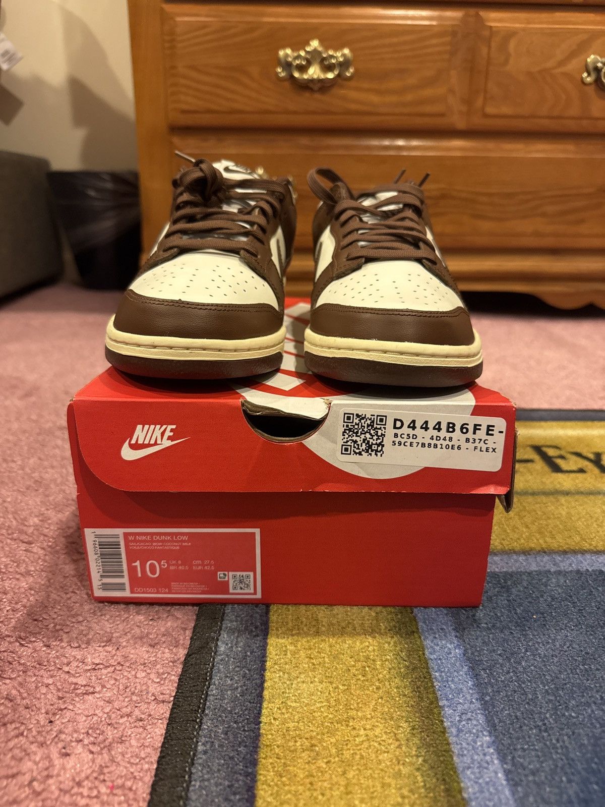 Nike Wmns Nike Dunko low “Cacao” Size US 10.5 / IT 40.5 - 3 Thumbnail