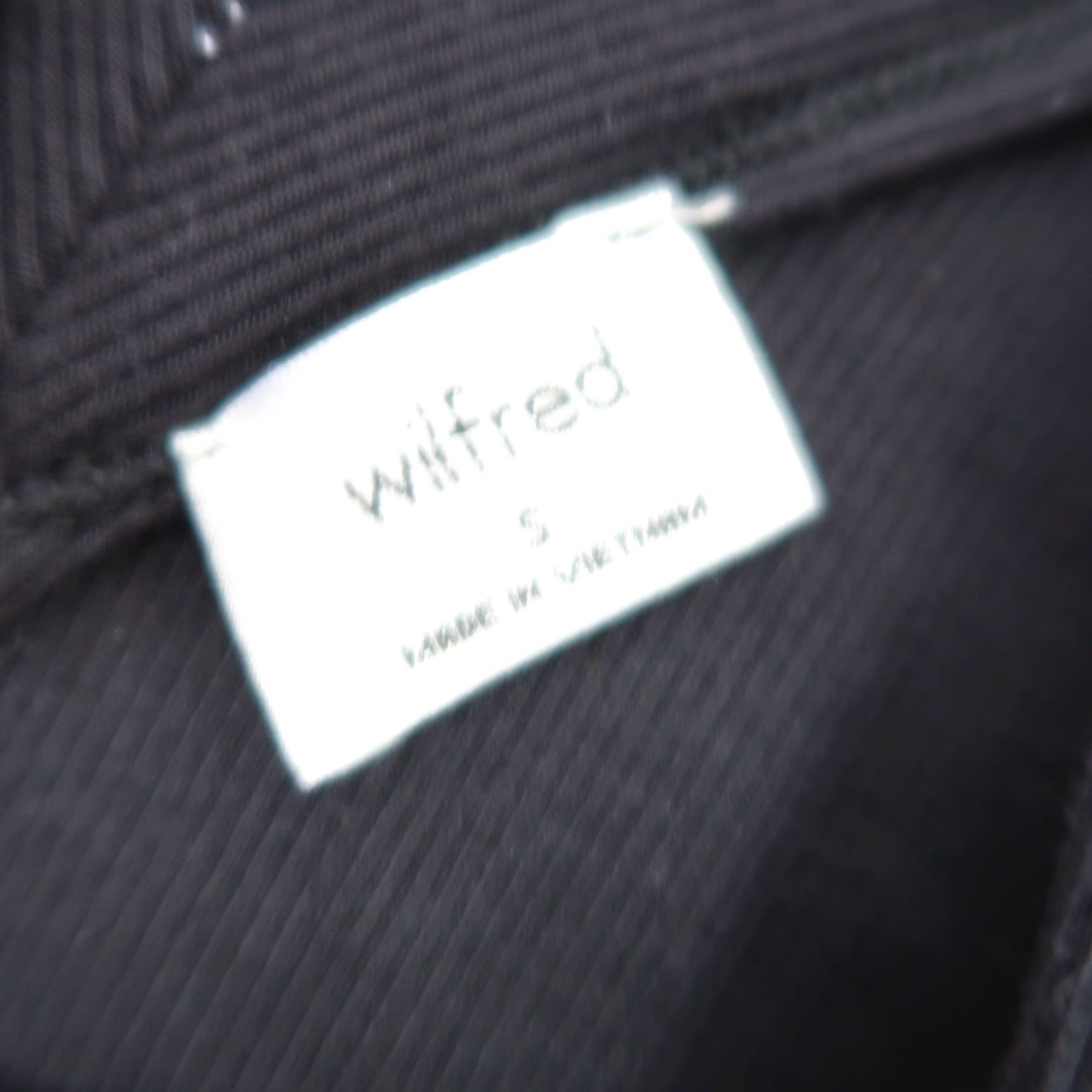Vintage Wilfred Black Ribbed Tank Top Bodysuit S V-Neck Sleeveless Modal Solid Women Casual Party/Cocktail - Adult Small Size S / US 4 / IT 40 - 4 Thumbnail