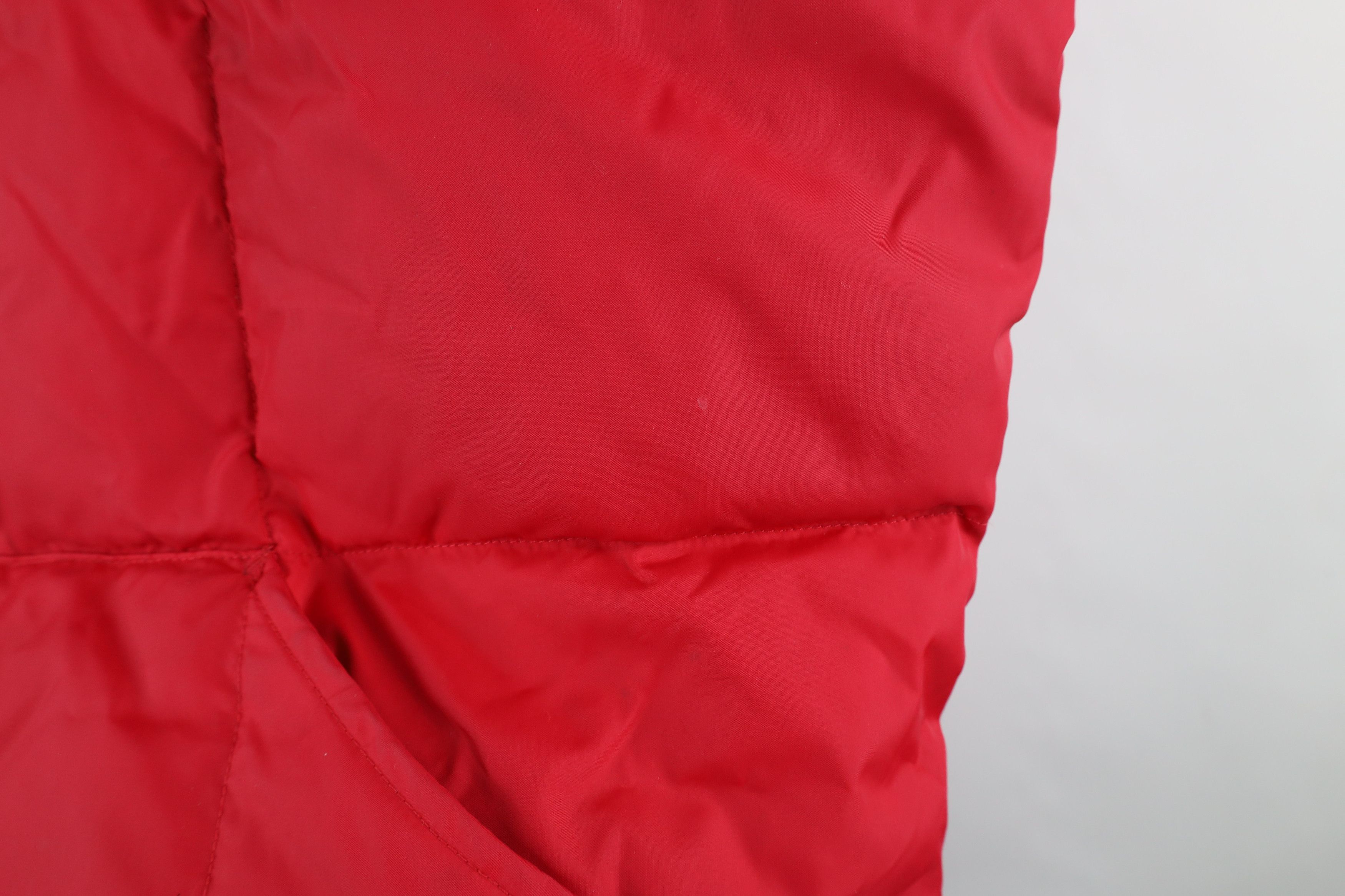 Lands' End × Vintage Vintage Lands End Duck Down Insulated Puffer Vest Jacket Red Size XL / US 12-14 / IT 48-50 - 6 Thumbnail
