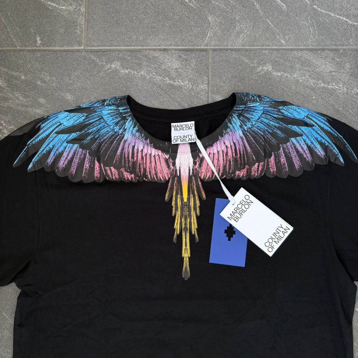 Marcelo Burlon Marcelo Burlon County of Milan Icon Wings basic t-shirt Size US XL / EU 56 / 4 - 2 Thumbnail