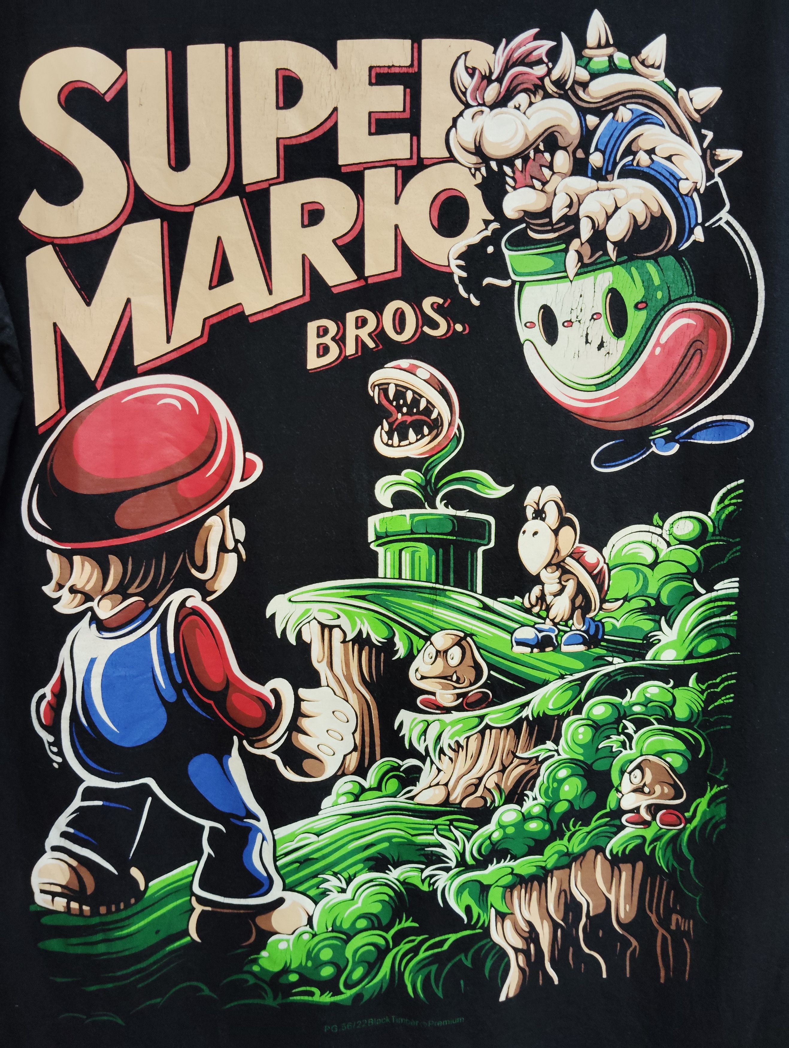 Cartoon Network SUPER MARIO BIG PRINT T-SHIRTS Size US L / EU 52-54 / 3 - 7 Thumbnail