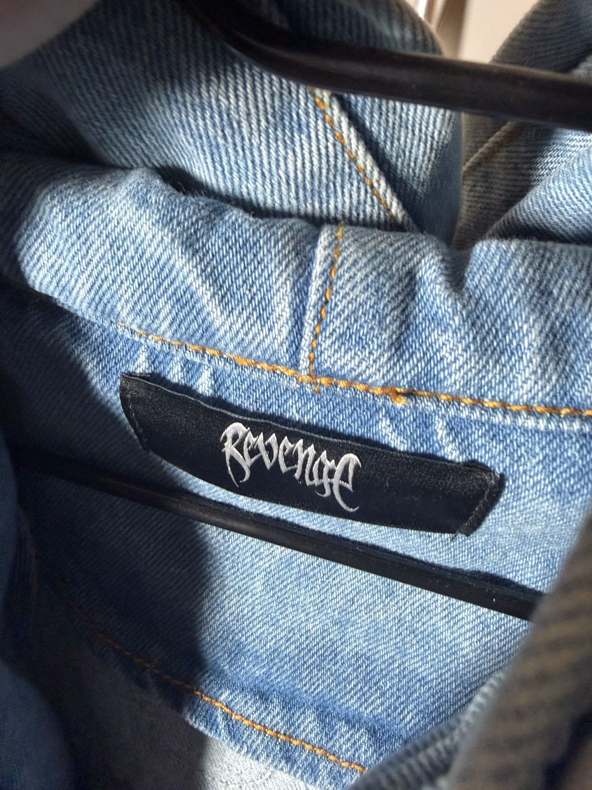 Revenge Revenge Spider Web Denim Jacket Size US S / EU 44-46 / 1 - 2 Thumbnail
