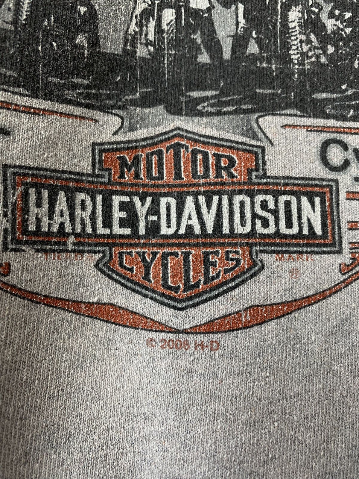 Harley Davidson Vintage 00’s Harley-Davidson Skull Sweatshirt💀🔥 Size US L / EU 52-54 / 3 - 10 Thumbnail
