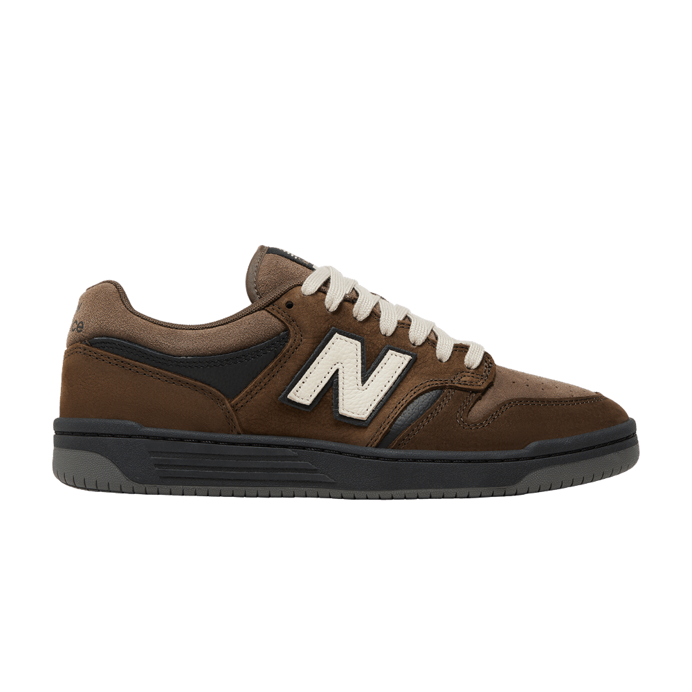 image of Andrew Reynolds X Numeric 480 Chocolate Shoes in Brown, Men's