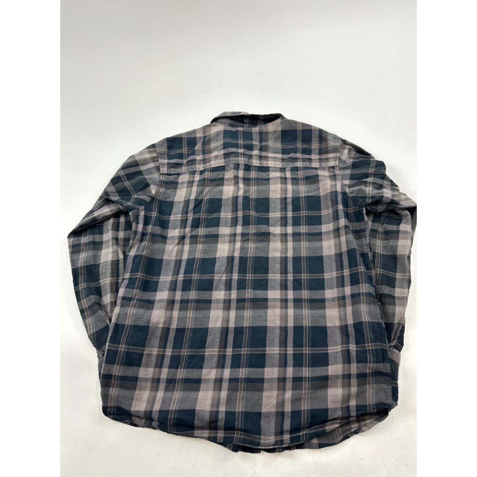 Altea Columbia Shirt Mens M Gray Teal Plaid Luxe Flannel Long Sleeve Button Up Casual Outdoor Regular Size US M / EU 48-50 / 2 - 2 Thumbnail