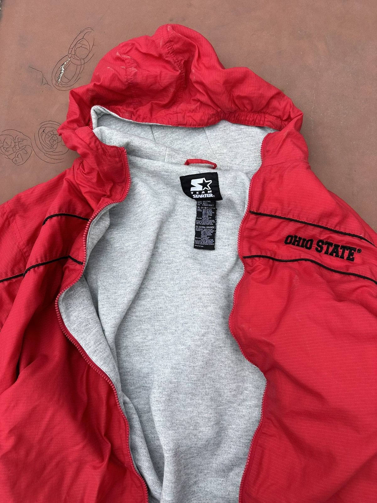 NCAA × Starter Vintage Ohio State Starter Jacket Size US XL / EU 56 / 4 - 2 Thumbnail