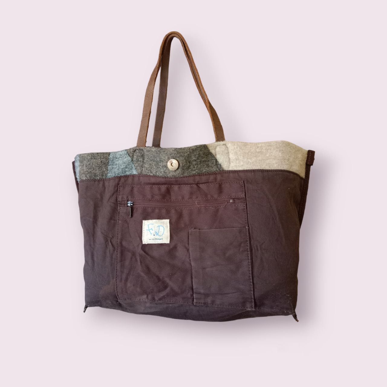 Japanese Brand Vintage F.D per fil d'araignee Blanket Tote Bags Size ONE SIZE - 12 Thumbnail