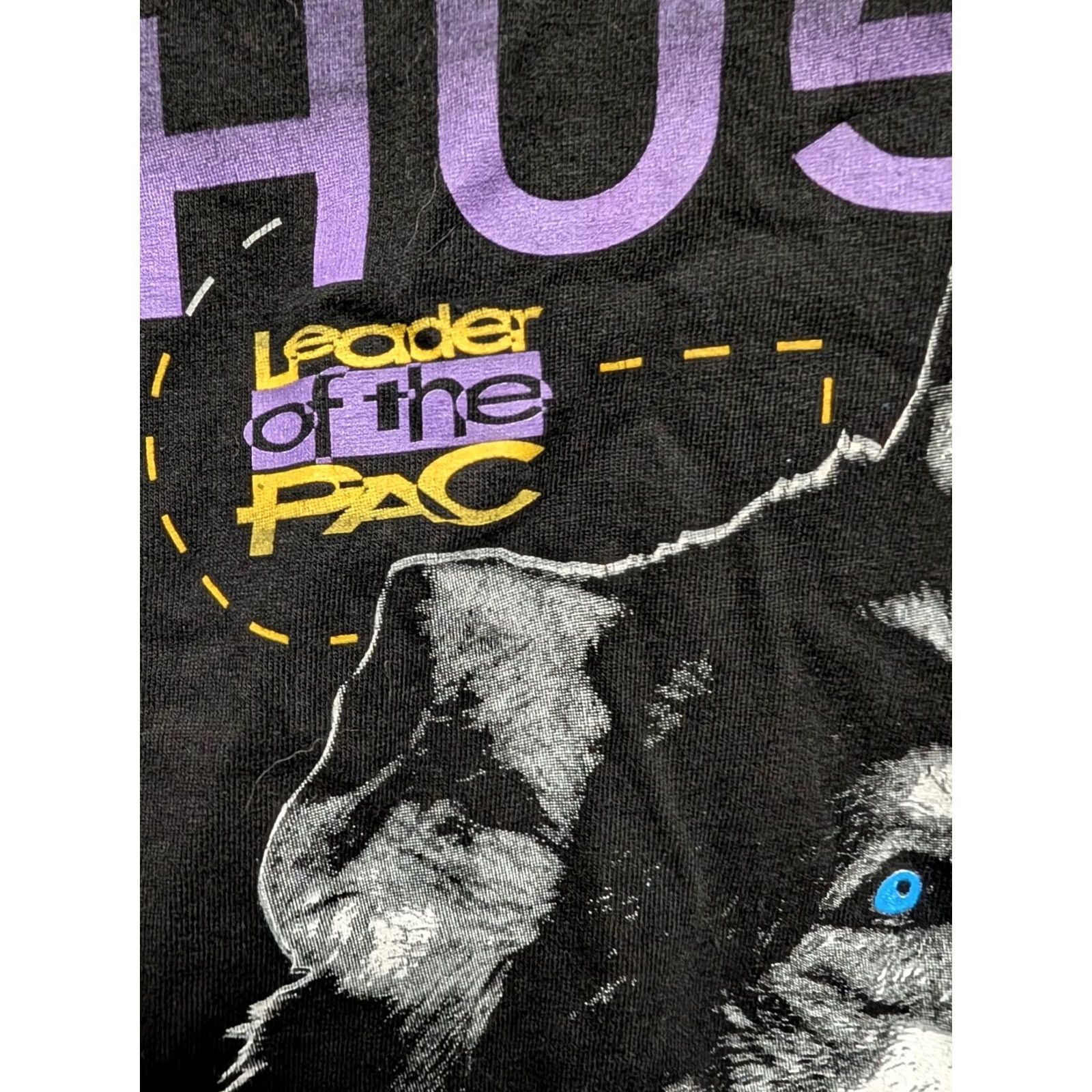 Vintage VINTAGE Washington Huskies T-Shirt Nothin But Dawg National Champions XL UW Oneita Mens Black Cotton 90s College Sports University Size US XL / EU 56 / 4 - 6 Thumbnail