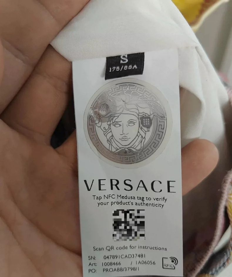 Versace Versace Floral printed denim jacket Size S / US 4 / IT 40 - 3 Thumbnail