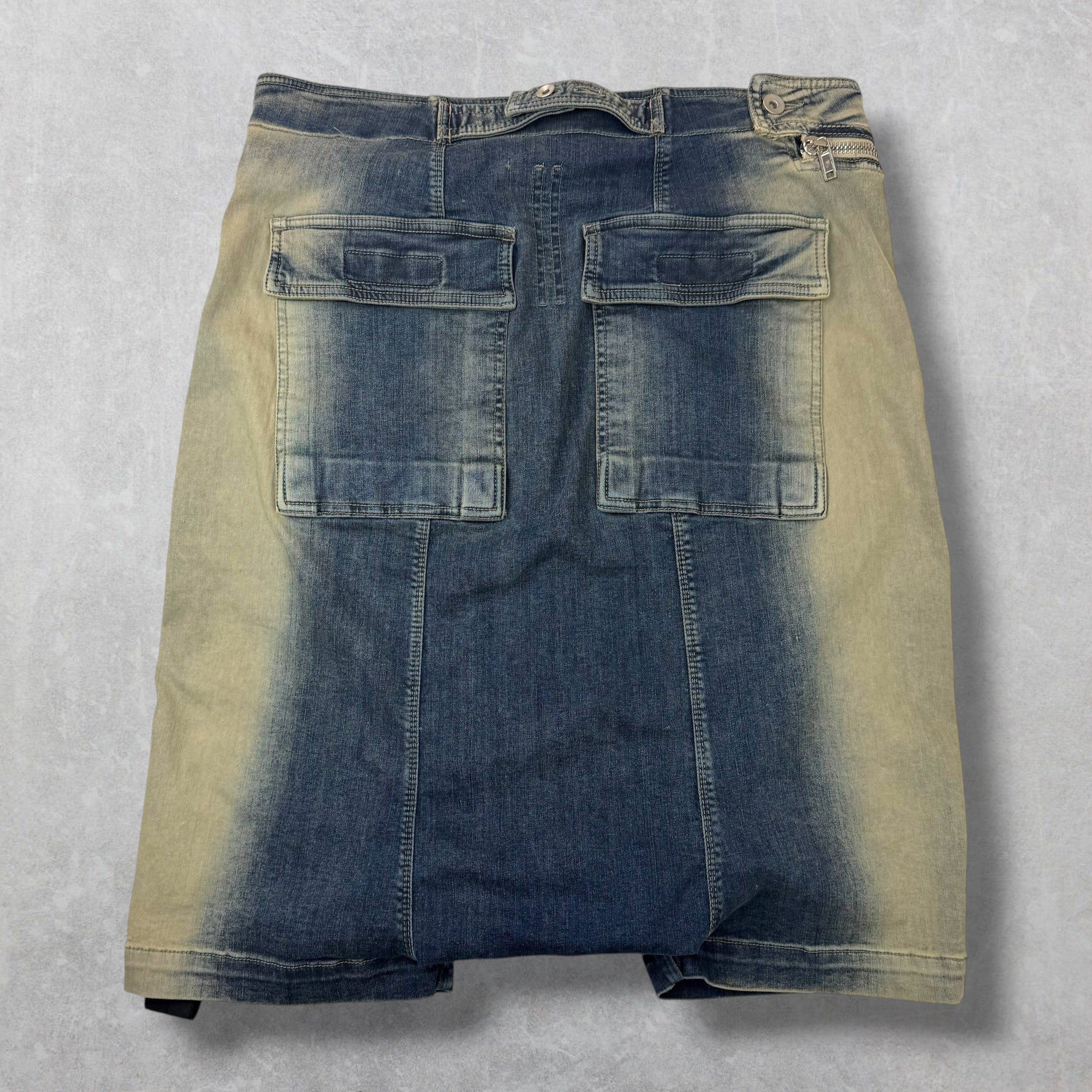 Rick Owens Rick Owens DRKSHDW Aircut Denim Pod Shorts XL Size US 41 - 2 Thumbnail