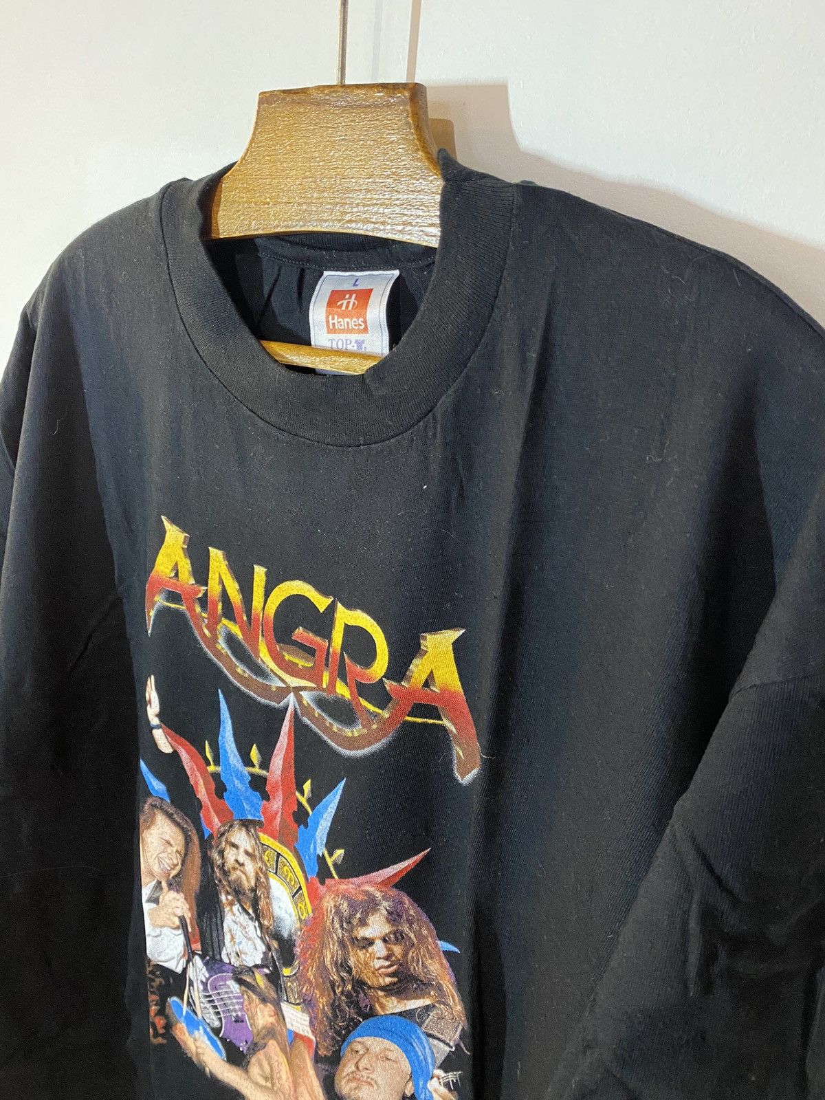 Band Tees × Vintage Vintage late 90s Angra holy lane tour shirt Size US L / EU 52-54 / 3 - 4 Thumbnail