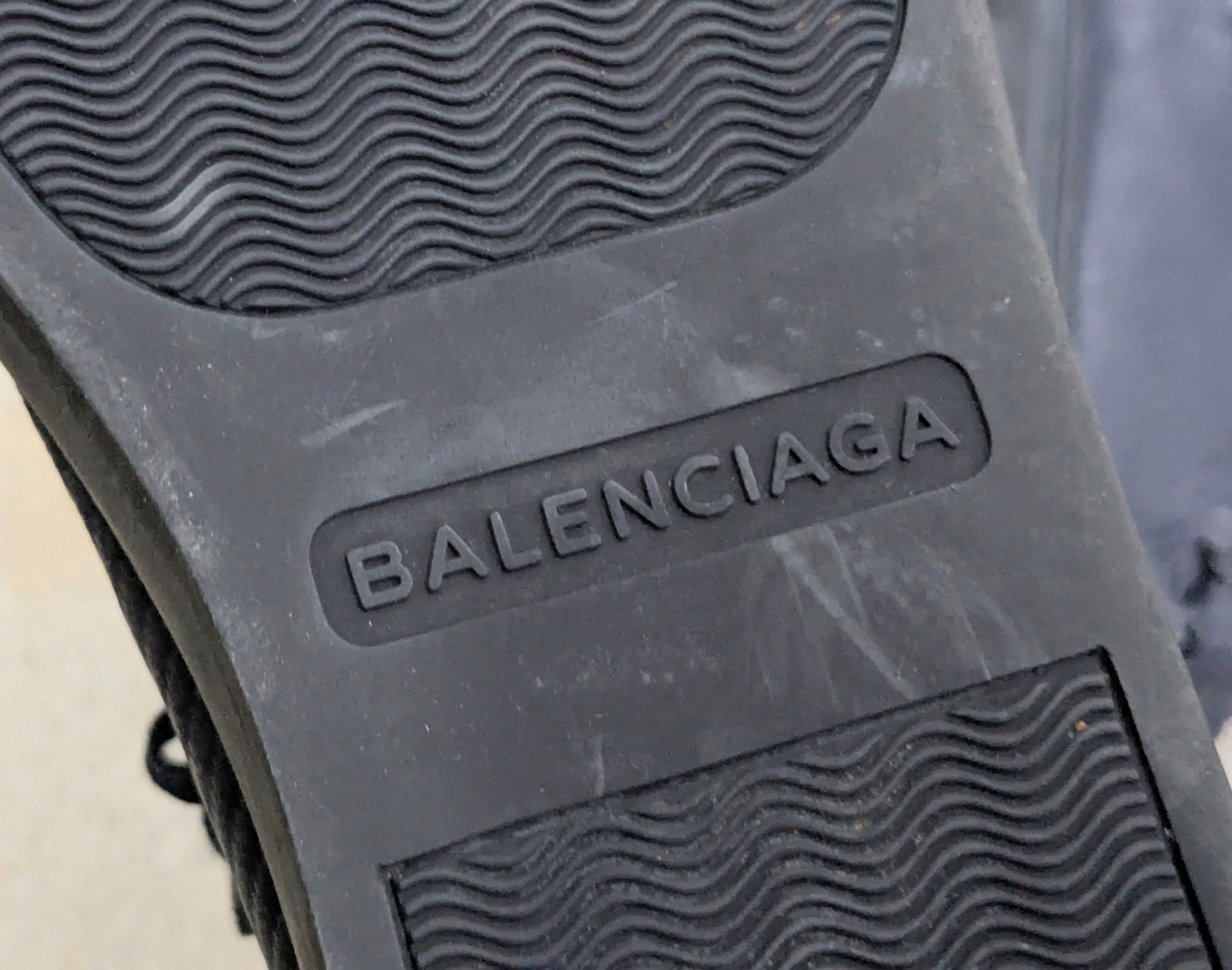 Balenciaga Balenciaga Arena Navy Blue 9 Leather High Tops Size US 9 / EU 42 - 17 Thumbnail