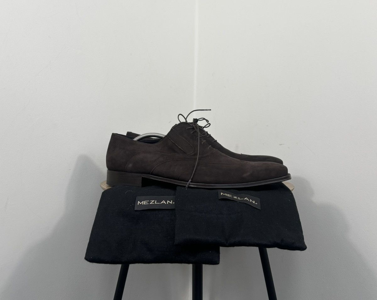 Mezlan Mezlan Hoffman Men’s NEW Brown Suede Leather Dress Shoes Size US 14 / EU 47 - 2 Thumbnail