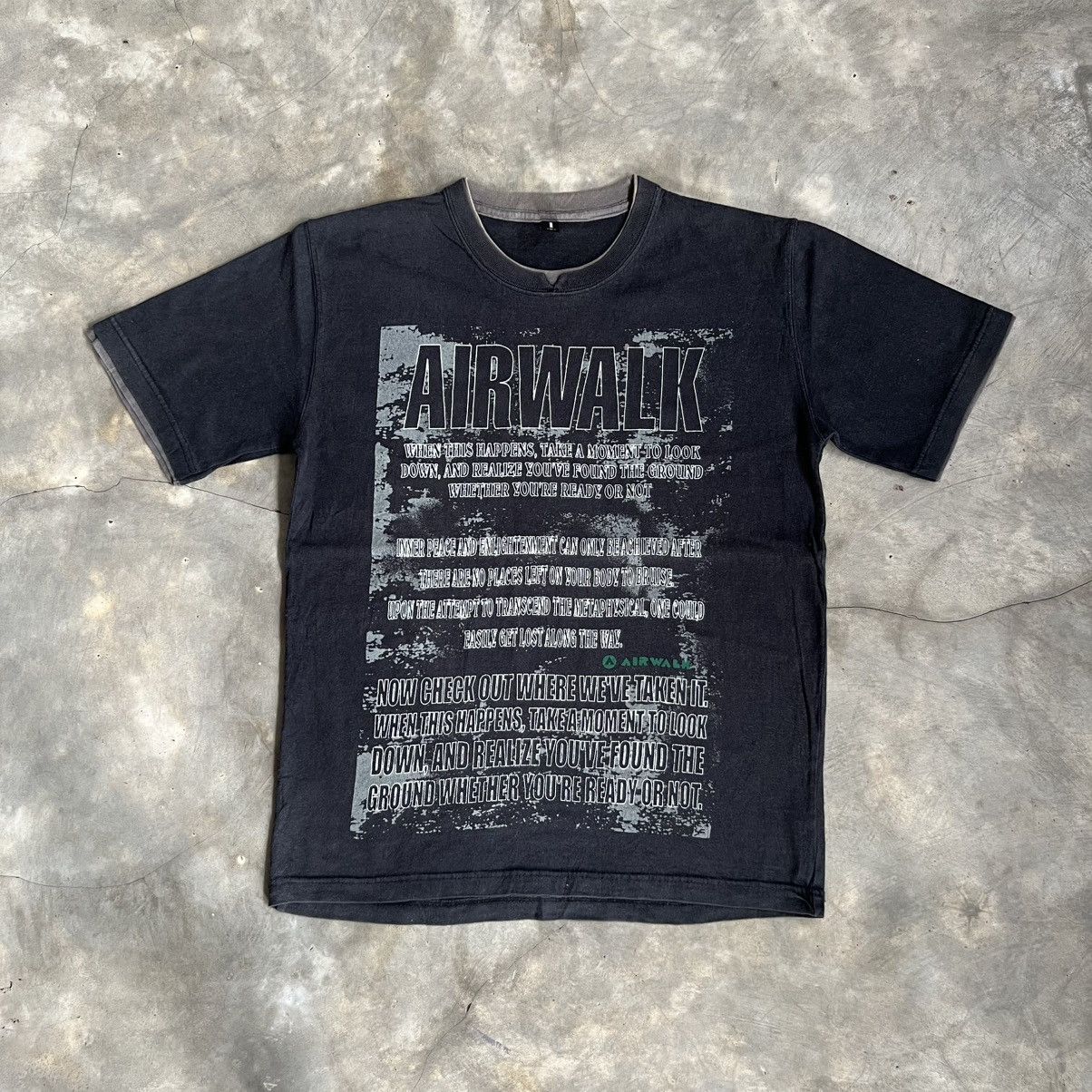 Airwalk 2000s Airwalk Vkei Style Poem Shirt Size US M / EU 48-50 / 2 - 1 Thumbnail