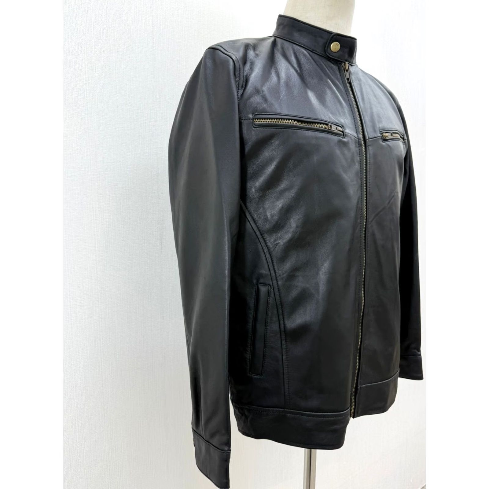 Vintage Italian Genuine Leather Jacket Premium Soft Black Size L Men's Size US L / EU 52-54 / 3 - 4 Thumbnail