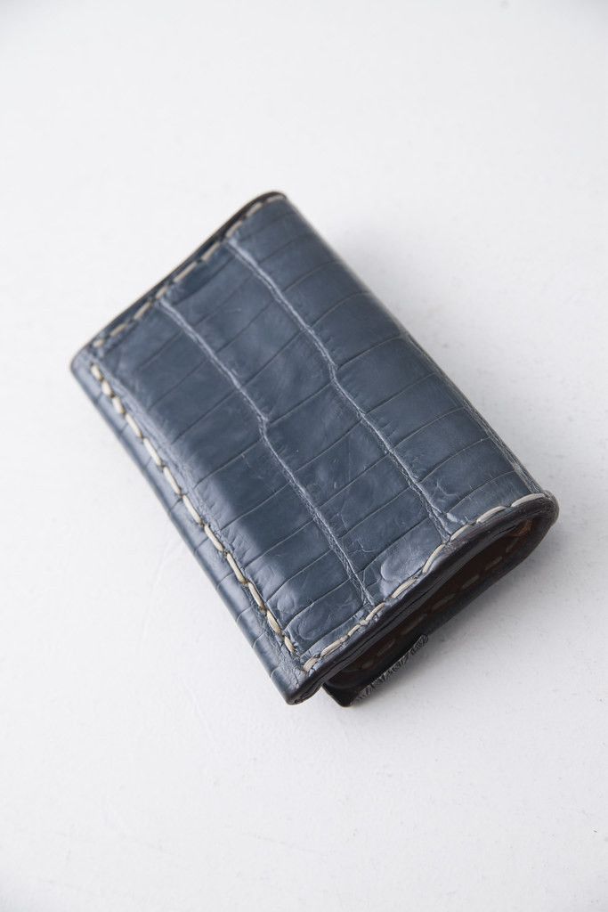 The Flat Head Silver & crocodile leather wallet Size ONE SIZE - 4 Thumbnail