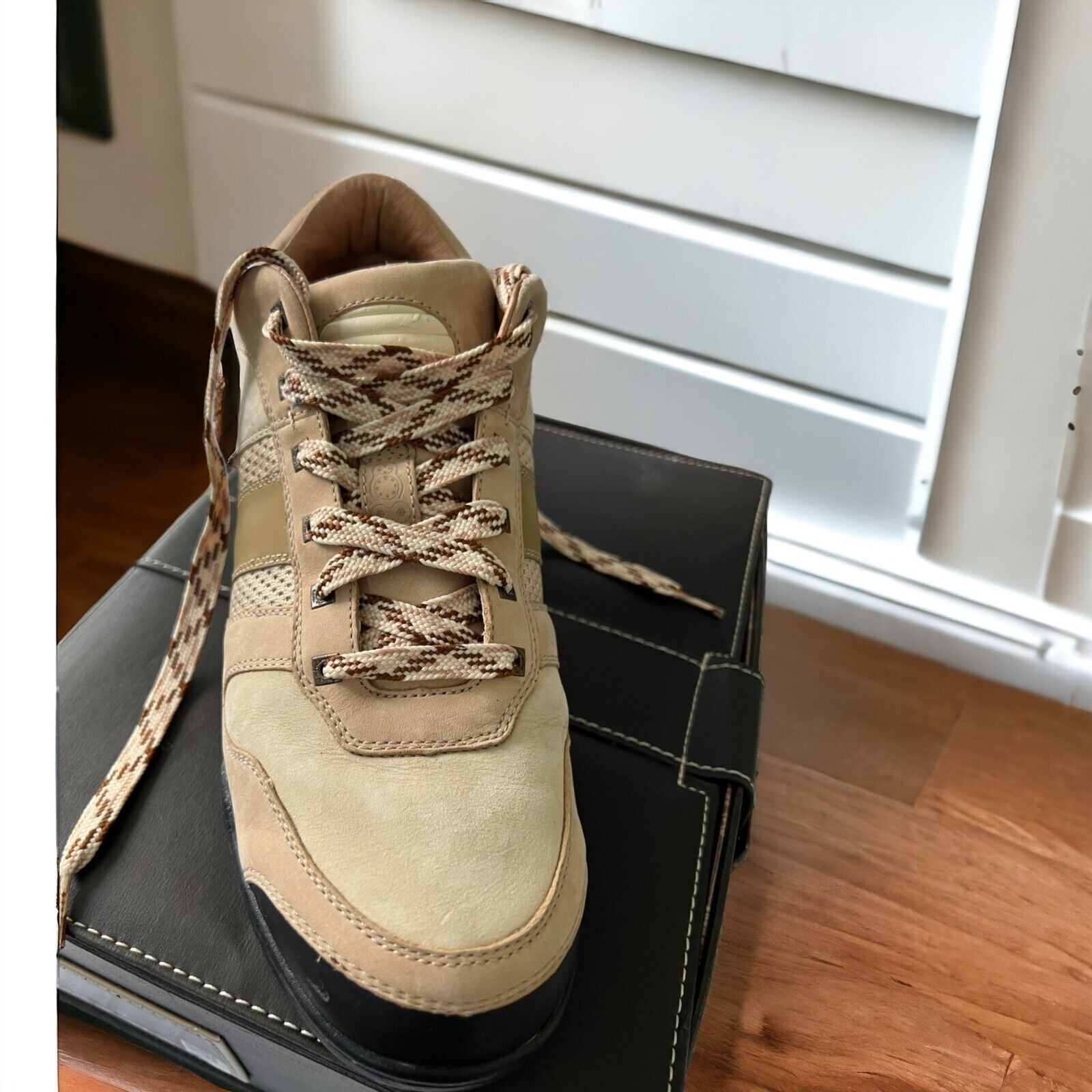 Other Luxury Jhung Yuro Hiker Low Mens 10 Beechnut Leather Shoes Size US 10 / EU 43 - 17 Thumbnail