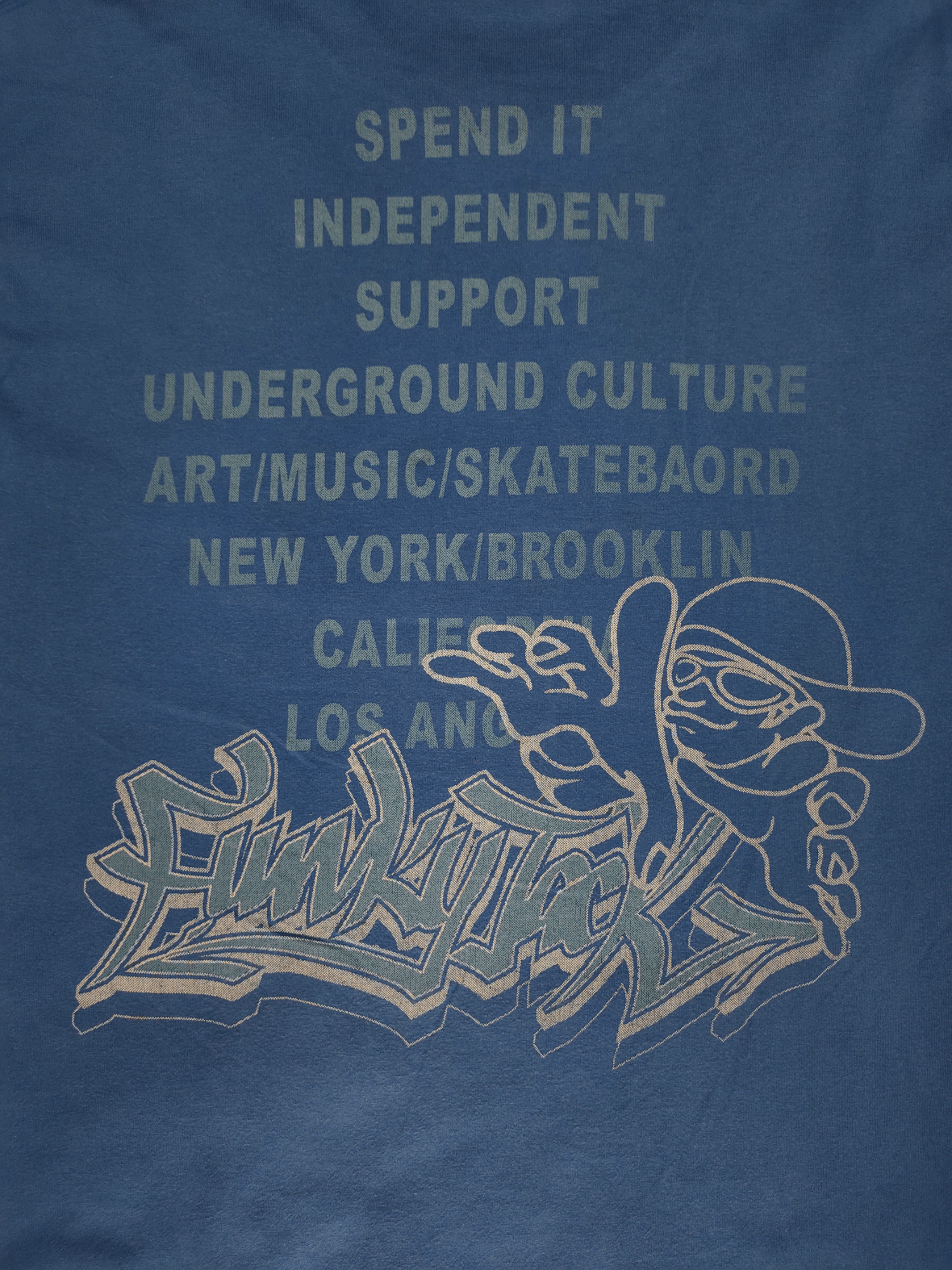 JNCO Vintage Funky Jack Grass Hither Streetwear Hip Hop T-Shirt Size US L / EU 52-54 / 3 - 10 Thumbnail