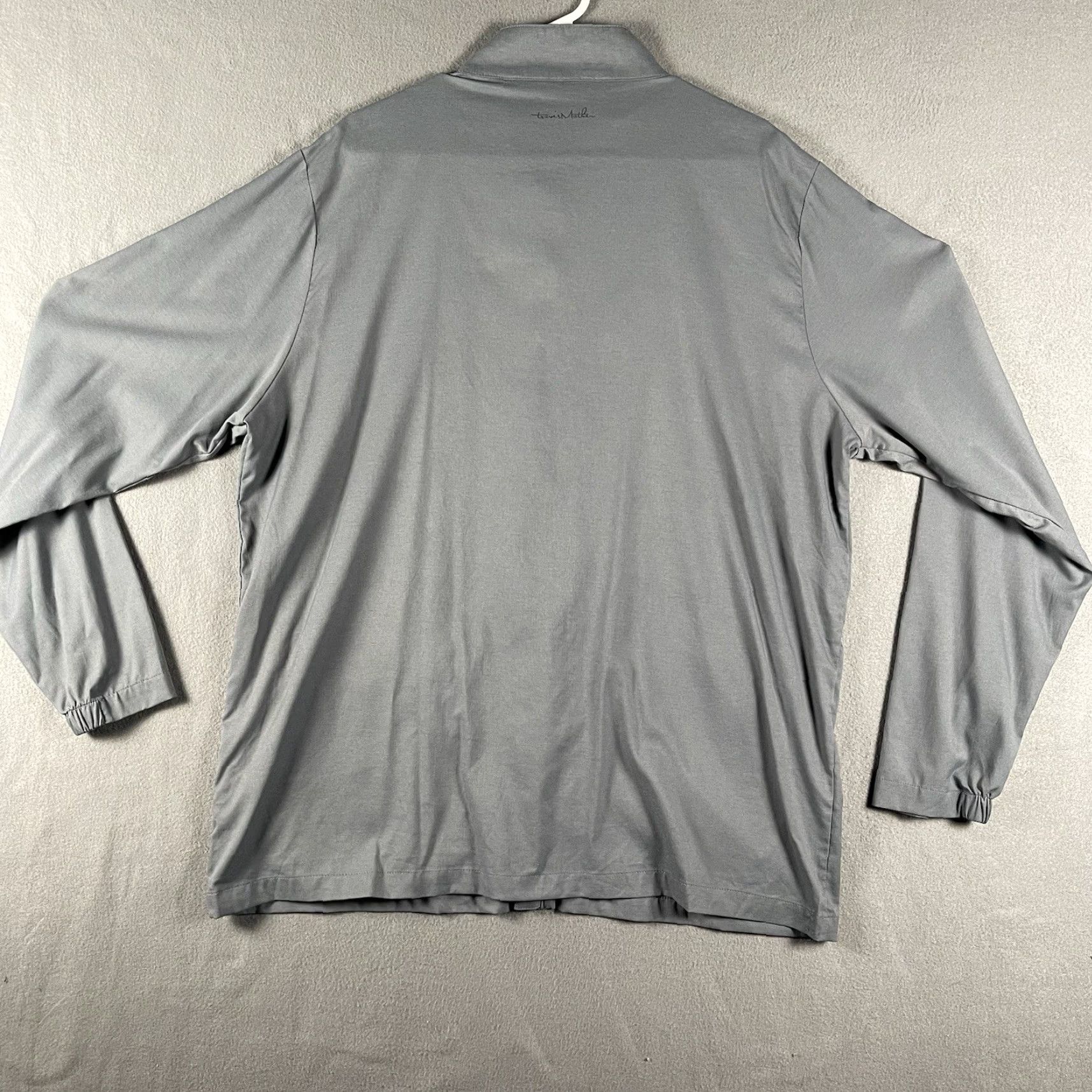 TravisMathew Travis Mathew Jacket Men 2XL Gray Surfside Full Zip Golf Performance Wicking Windbreaker Regular Size Size US XXL / EU 58 / 5 - 7 Thumbnail