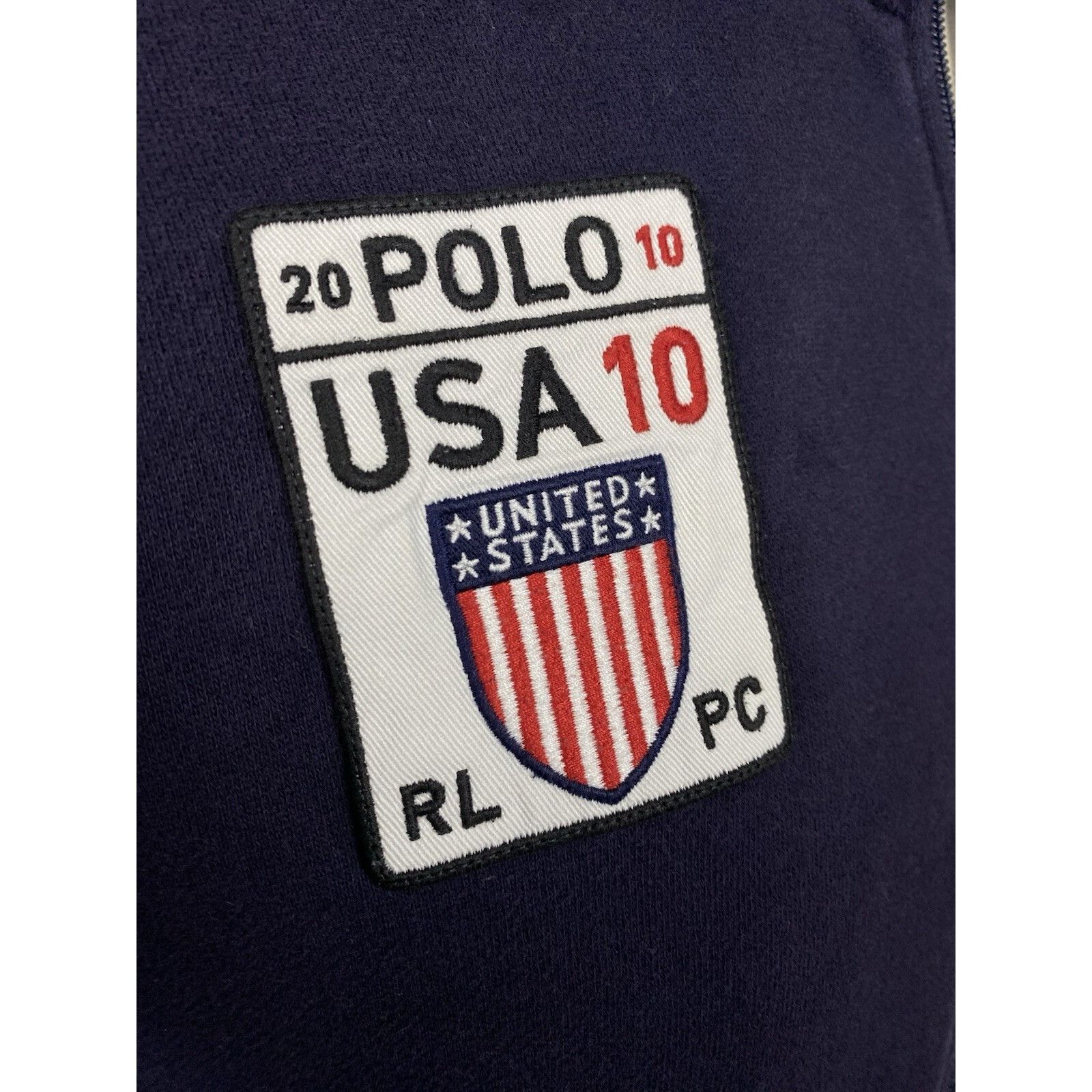 Polo Ralph Lauren Polo Ralph Lauren USA Team Men's Blue Full Zip High Neck Swe Size US M / EU 48-50 / 2 - 10 Thumbnail