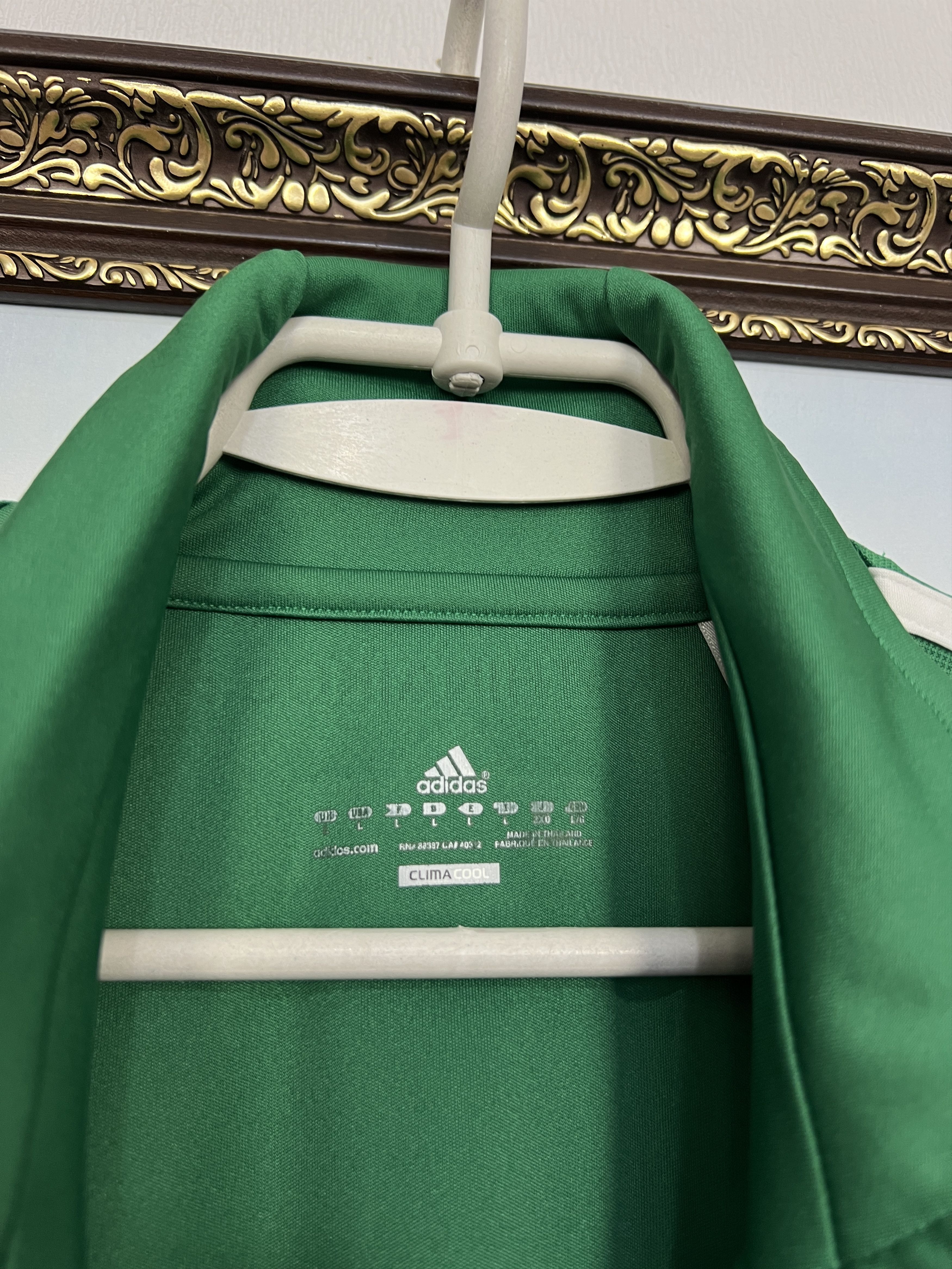 Adidas Panathinaikos Home football shirt 2009 Soccer Jersey Trikot Size US L / EU 52-54 / 3 - 6 Thumbnail