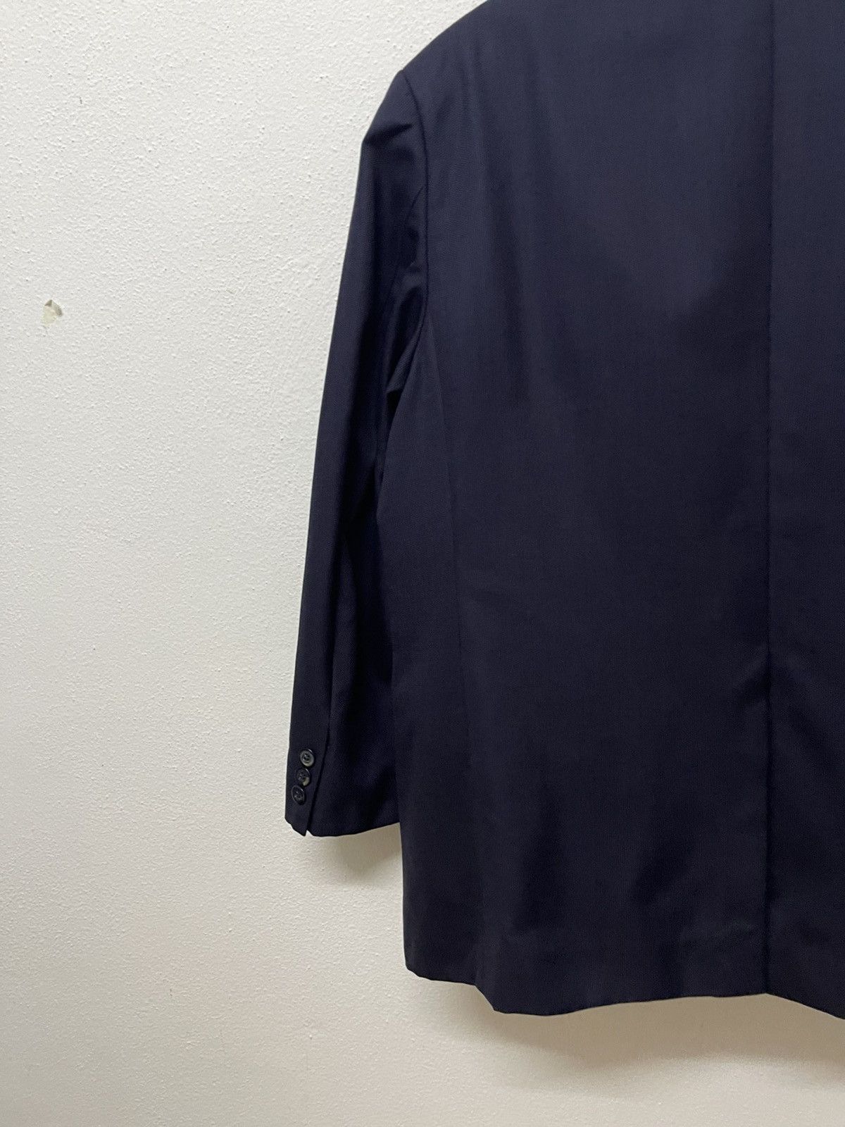 Balenciaga 2000s BALENCIAGA PARIS BLAZZER BLUE BLACK Size 38L - 10 Thumbnail