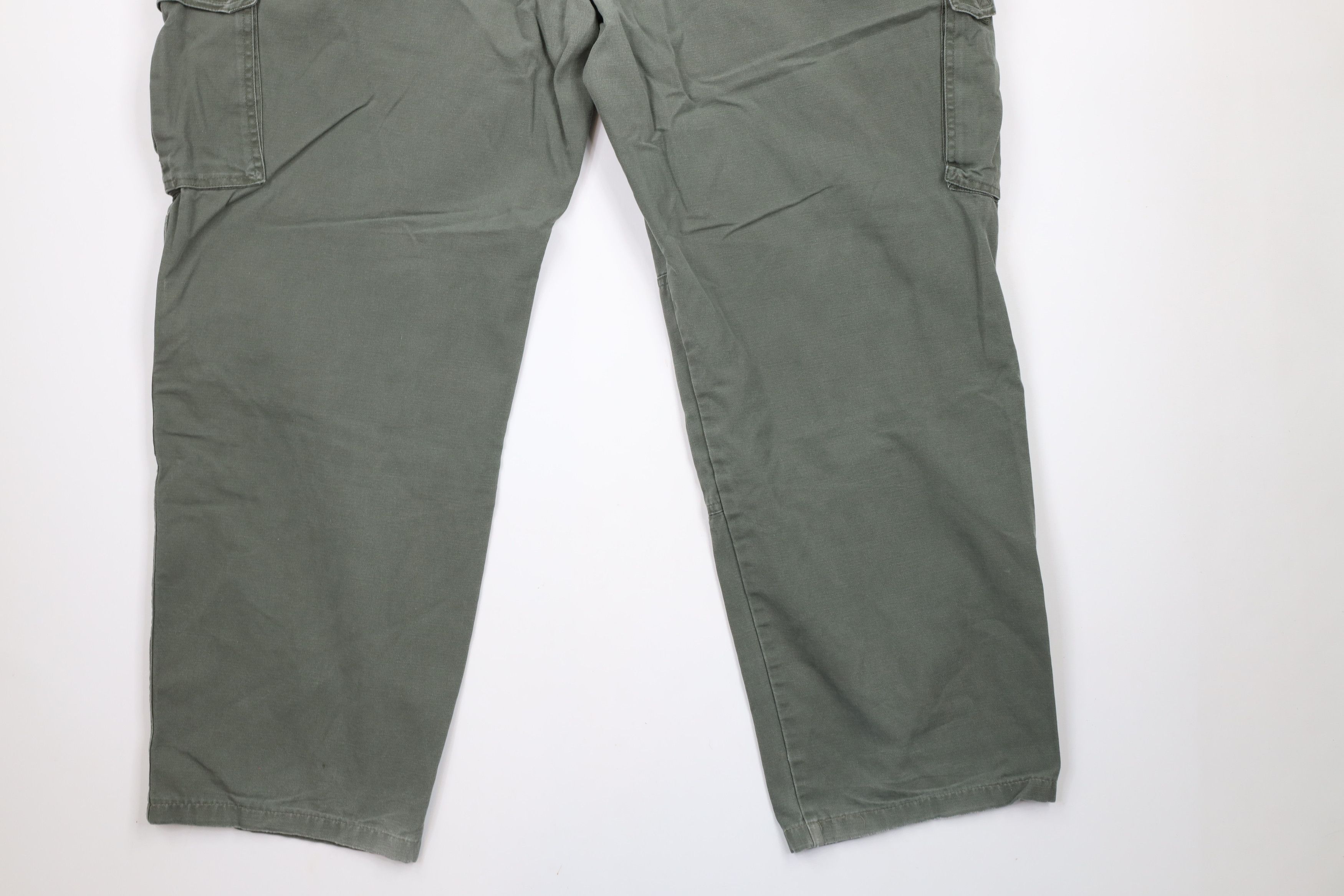 Cabelas × Vintage Vintage Cabelas Knee Wide Leg Canvas Cargo Pants Green Size US 44 / EU 60 - 12 Thumbnail