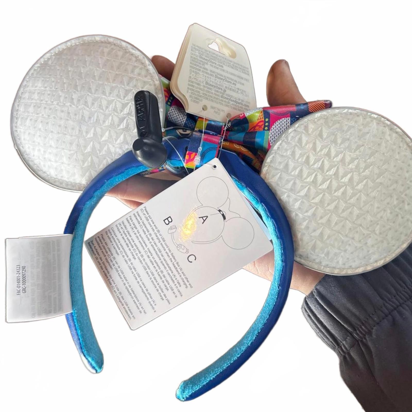 Other Disney Epcot Spaceship Earth Collage All-Over-Print Ears Size ONE SIZE - 2 Thumbnail