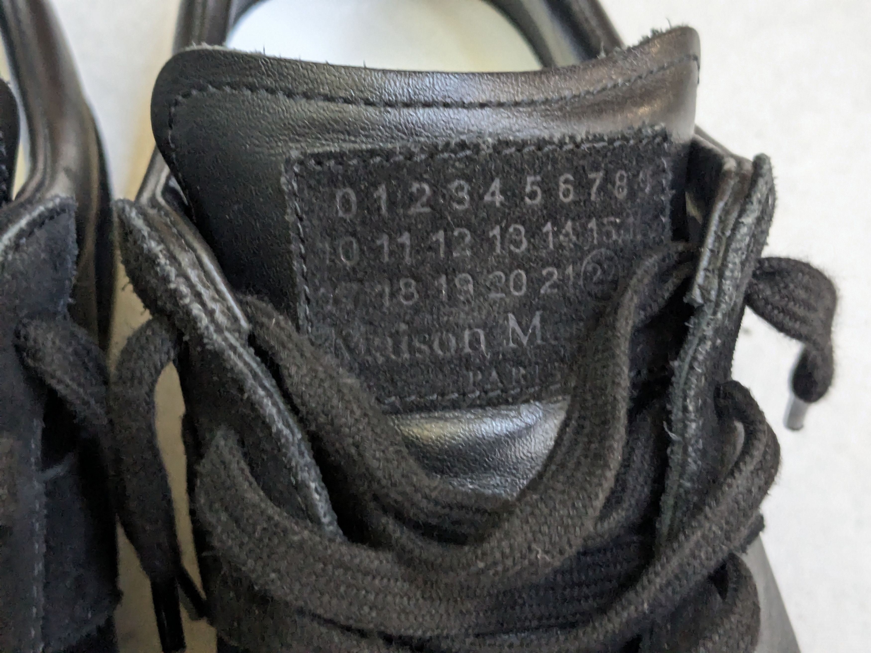Maison Margiela Maison Margiela Replica GAT Black 12 45 Low Tops Size US 12 / EU 45 - 8 Thumbnail