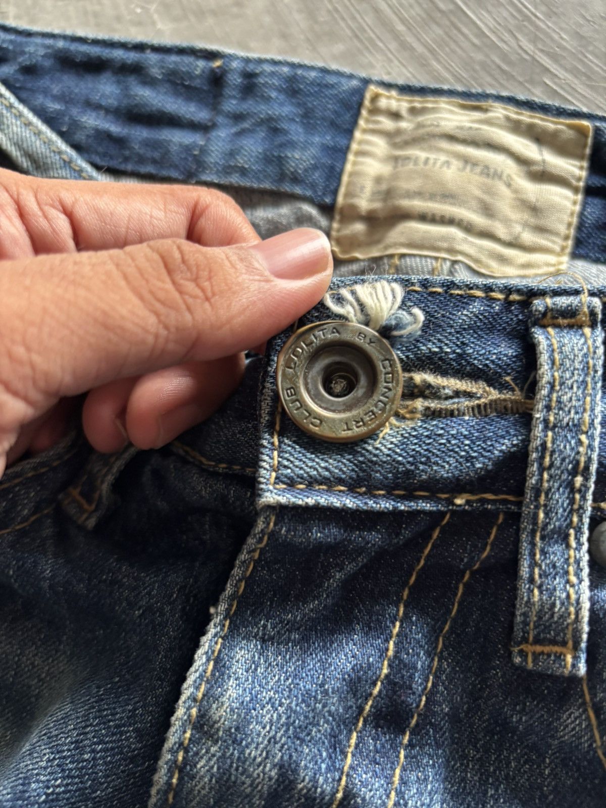 Japanese Brand y2k rusty lolita union jack japanese jeans distressed style Size US 32 / EU 48 - 4 Thumbnail