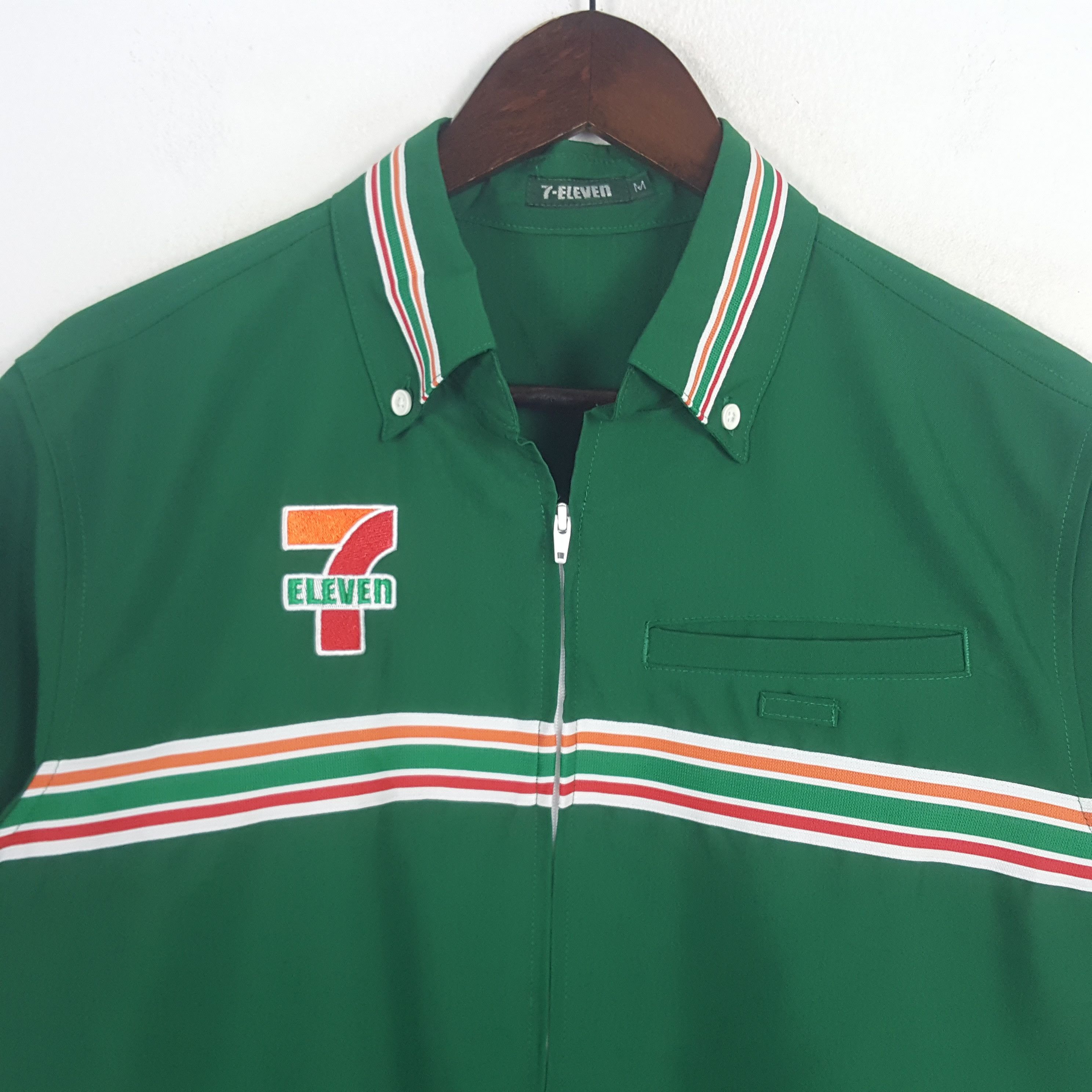 Japanese Brand × Vintage Vintage 7 Eleven Embroidery Logo Worker Jacket Size US M / EU 48-50 / 2 - 2 Thumbnail