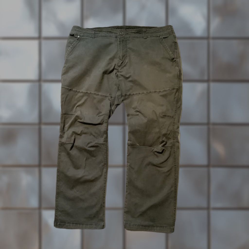 Kuhl Born In The Mountains Generatr Outdoor Hiking Grey Canvas Trail Pants Sz.42 Men Pants 42 Grey Canvas Chino Hiking