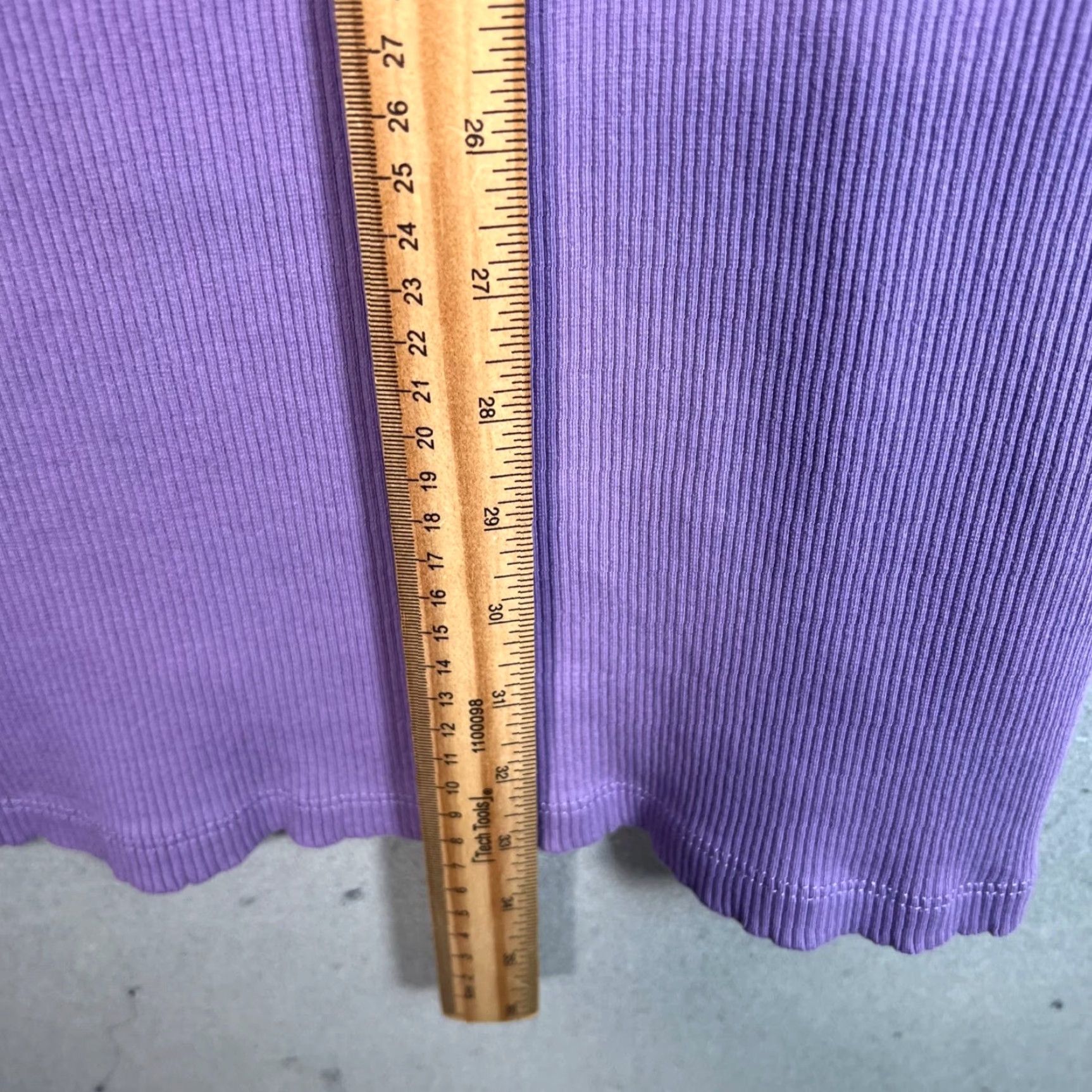 Asos ASOS Design Womens Tank Dress Purple Ribbed Knit Midi Dress 2 Sleeveless Party/Cocktail Summer Spring Womens Size XS / US 0-2 / IT 36-38 - 6 Thumbnail