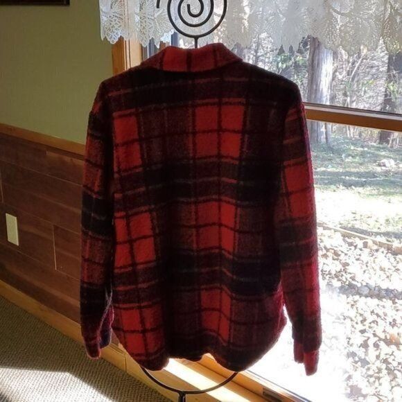 Vintage Art Unlimited (AU) Sportswear Vintage Sz. M Red Plaid Button Size M / US 6-8 / IT 42-44 - 4 Thumbnail