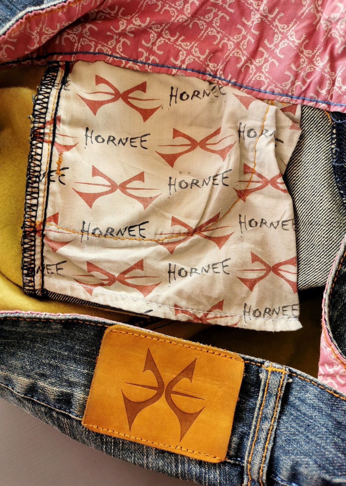 Vintage Bootcut Flared Hornee Kevlar Motorcycle Jeans Size US 31 - 12 Thumbnail