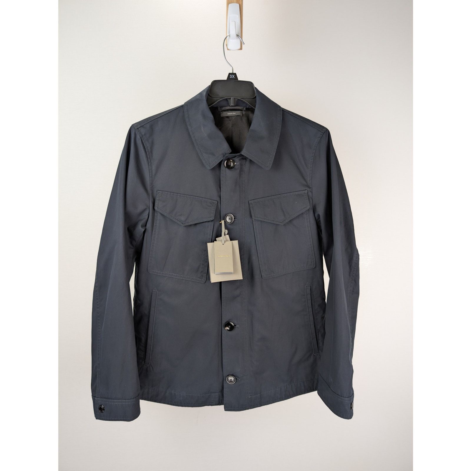 Tom Ford o1rshd1 Outerwear Outer Button up Shirt in Navy Size US XL / EU 56 / 4 - 2 Thumbnail