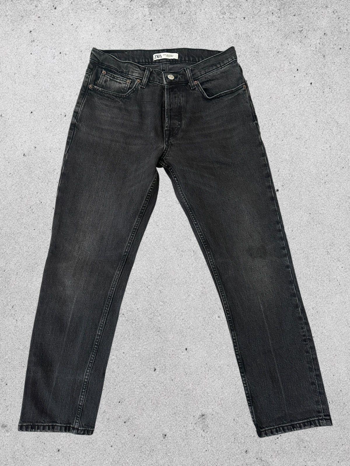 Zara Zara Cropped Taper Jeans Size US 32 / EU 48 - 1 Thumbnail