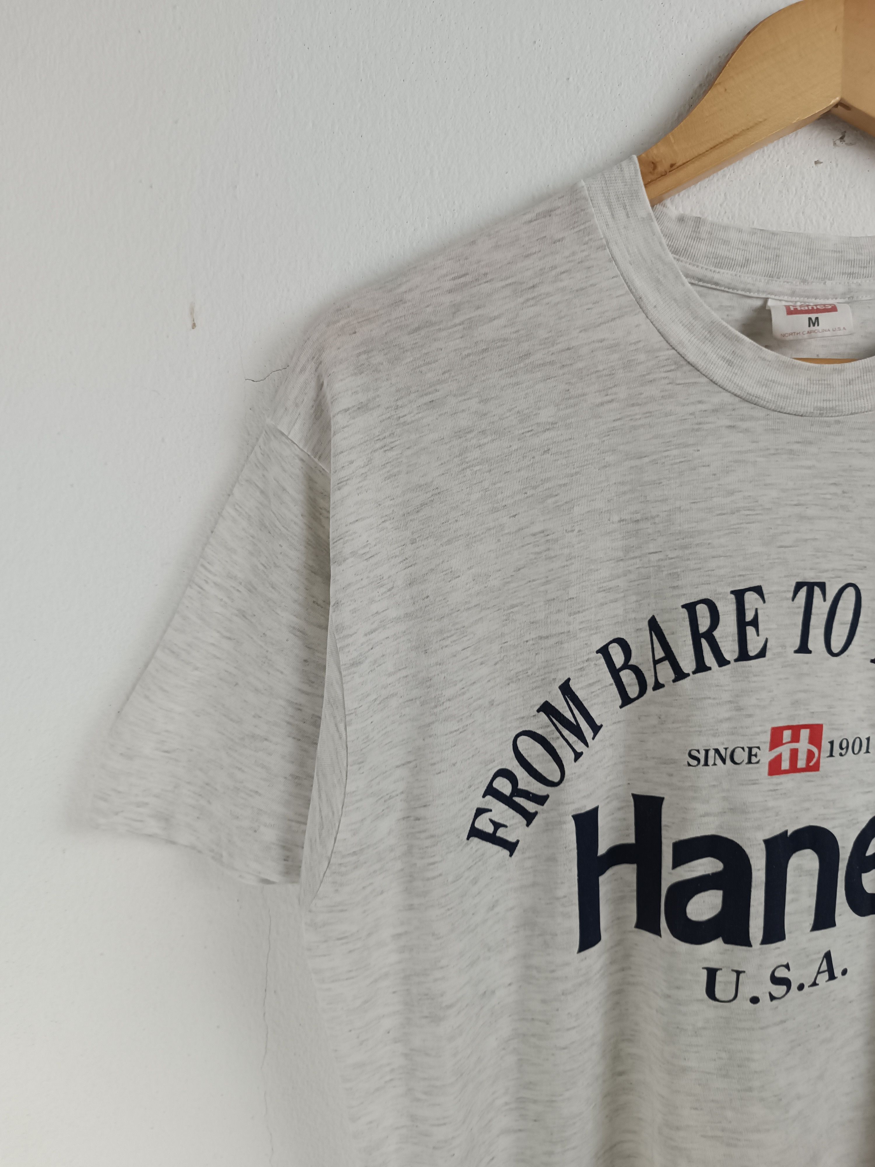 Hanes VINTAGE 90'S DISTRESSED HANES TEE BLANK FOTL ONEITA Size US M / EU 48-50 / 2 - 5 Thumbnail