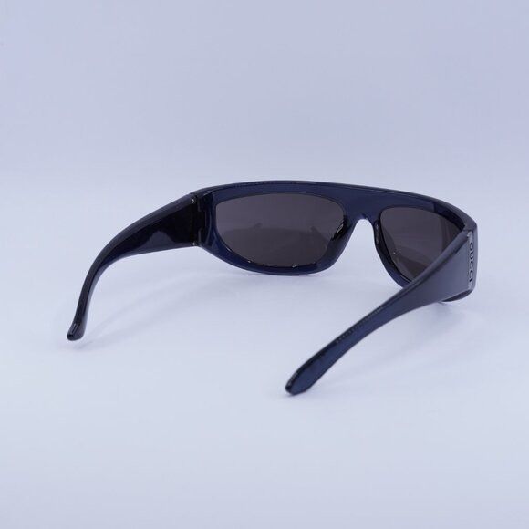 Gucci Gucci GG1574S 003 Sunglasses Blue Rectangle Frame, Grey Size ONE SIZE - 9 Thumbnail