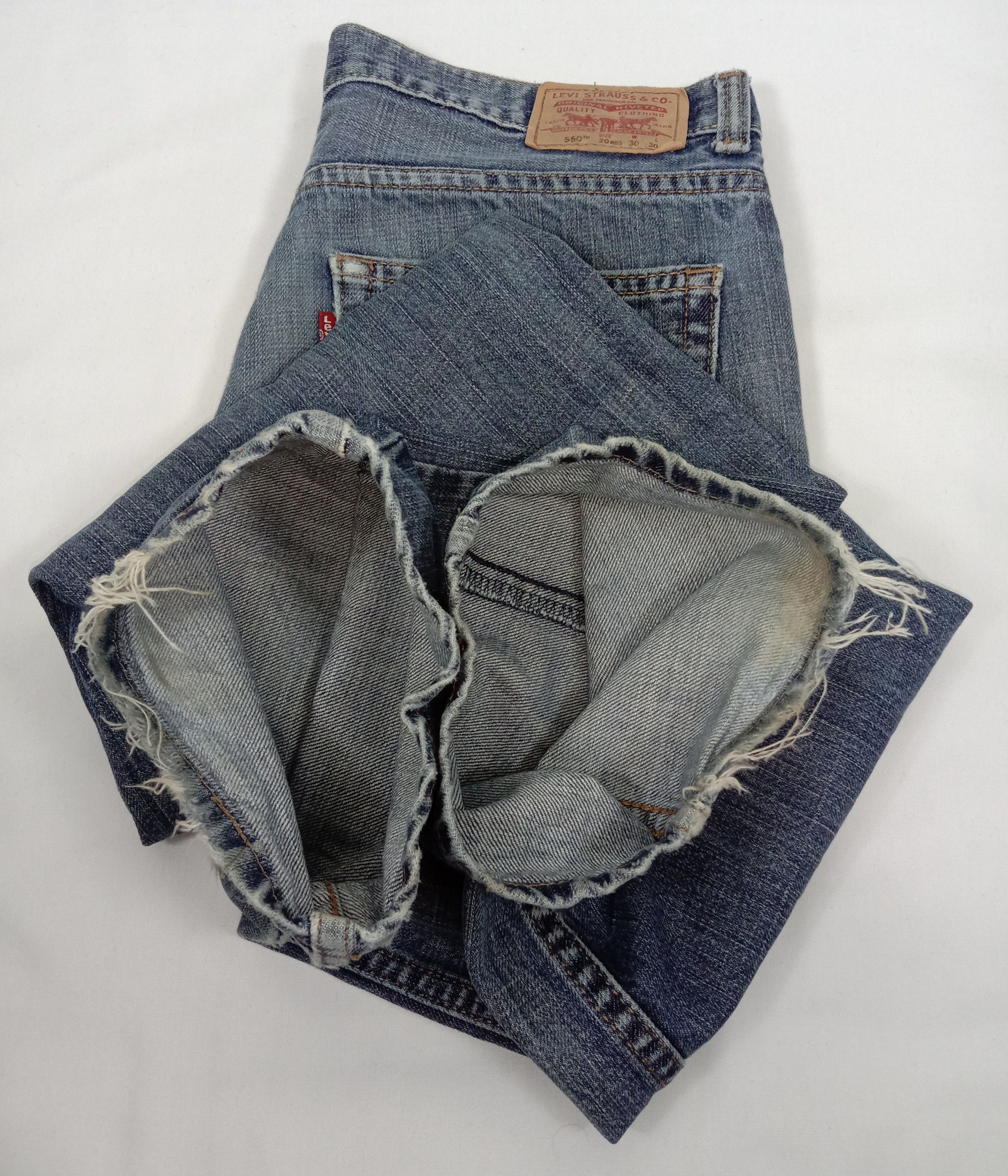 Levi's Vintage Levi's 550 Jeans Blue Wash Relaxed Fit Denim Size US 31 - 16 Thumbnail