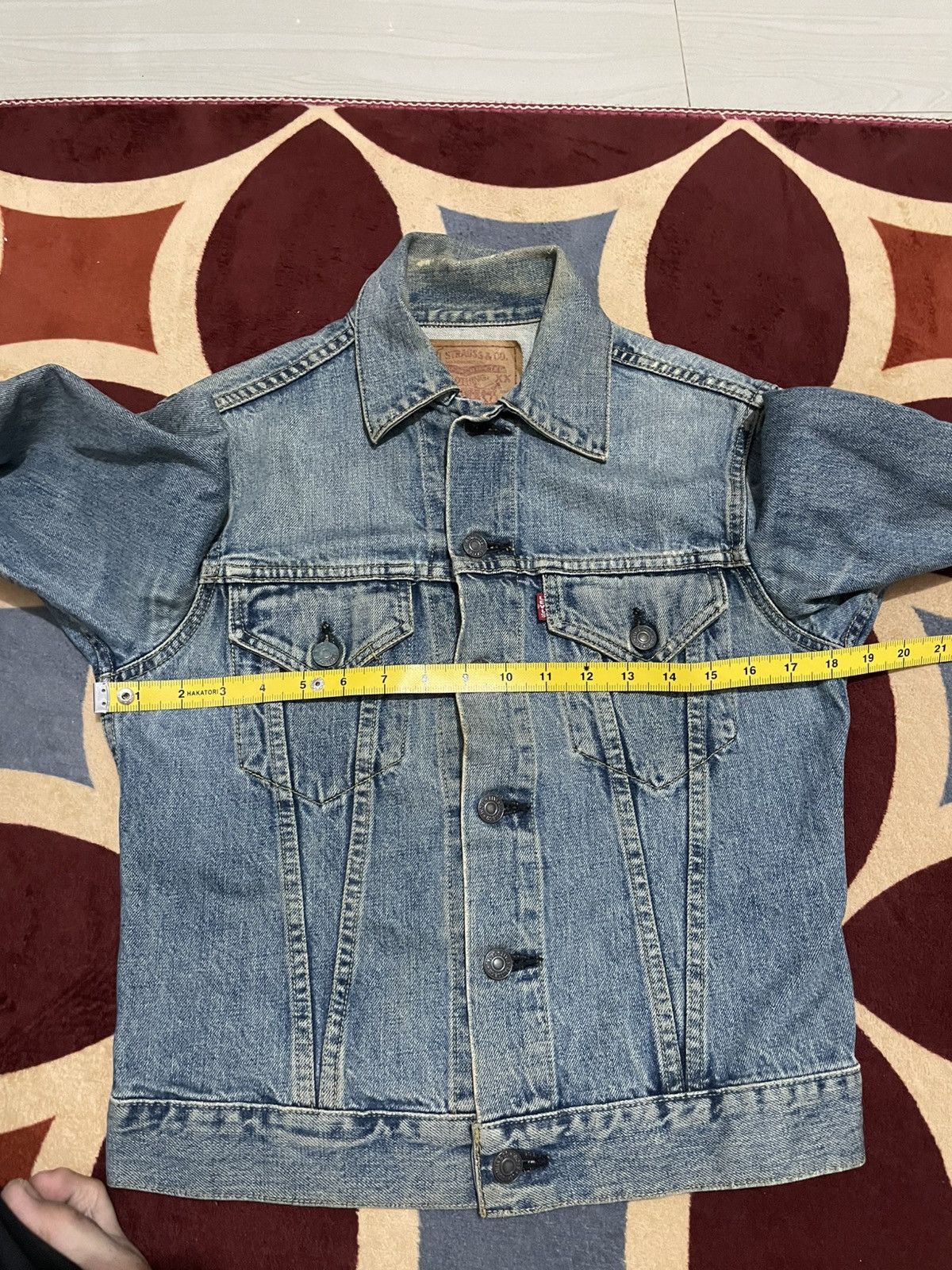 Levi's Levis Big E 71557denim Jacket Size US S / EU 44-46 / 1 - 12 Thumbnail