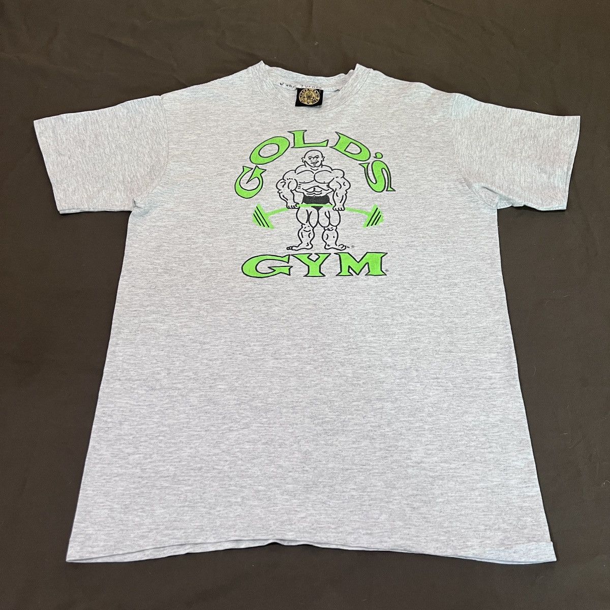 Vintage Vintage 90s Gold’s Gym Fitness Promo Tee Shirt Size US M / EU 48-50 / 2 - 2 Thumbnail