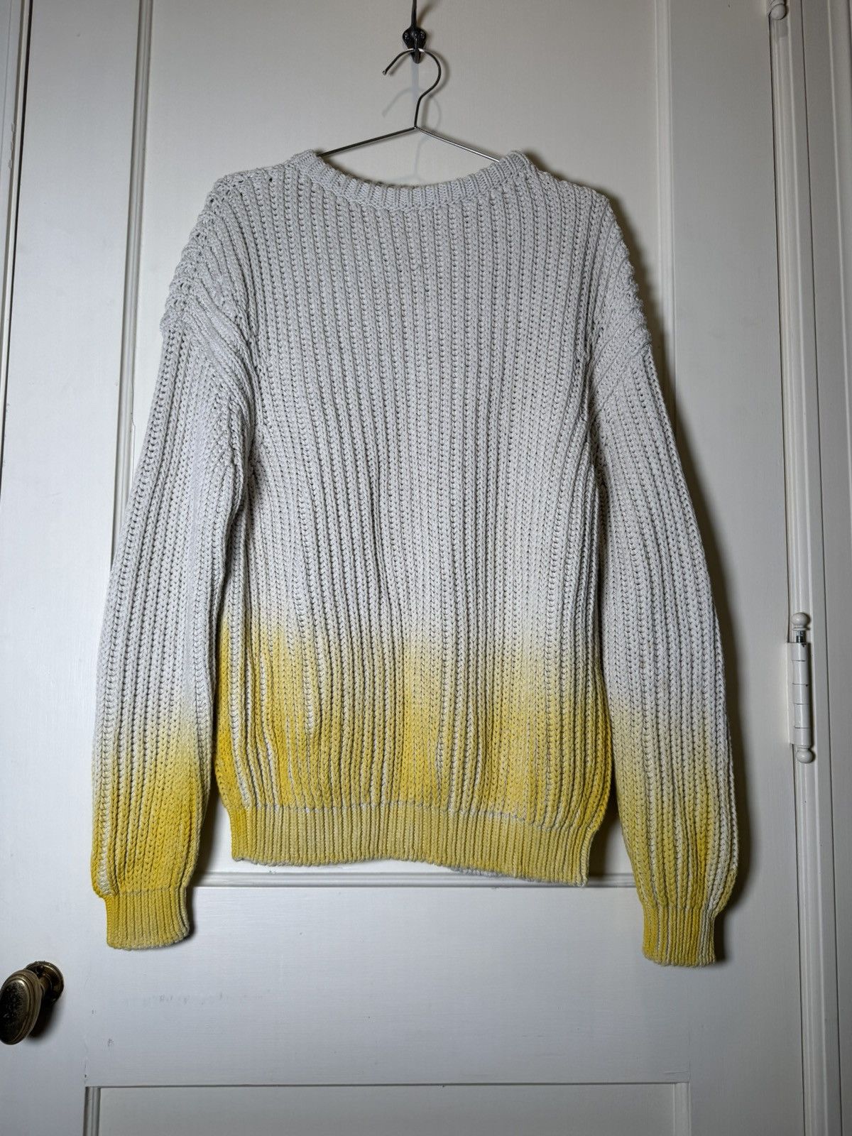 Jacquemus Jacquemus Dégradé Ribbed-Knit Cotton Sweater Size US M / EU 48-50 / 2 - 1 Thumbnail