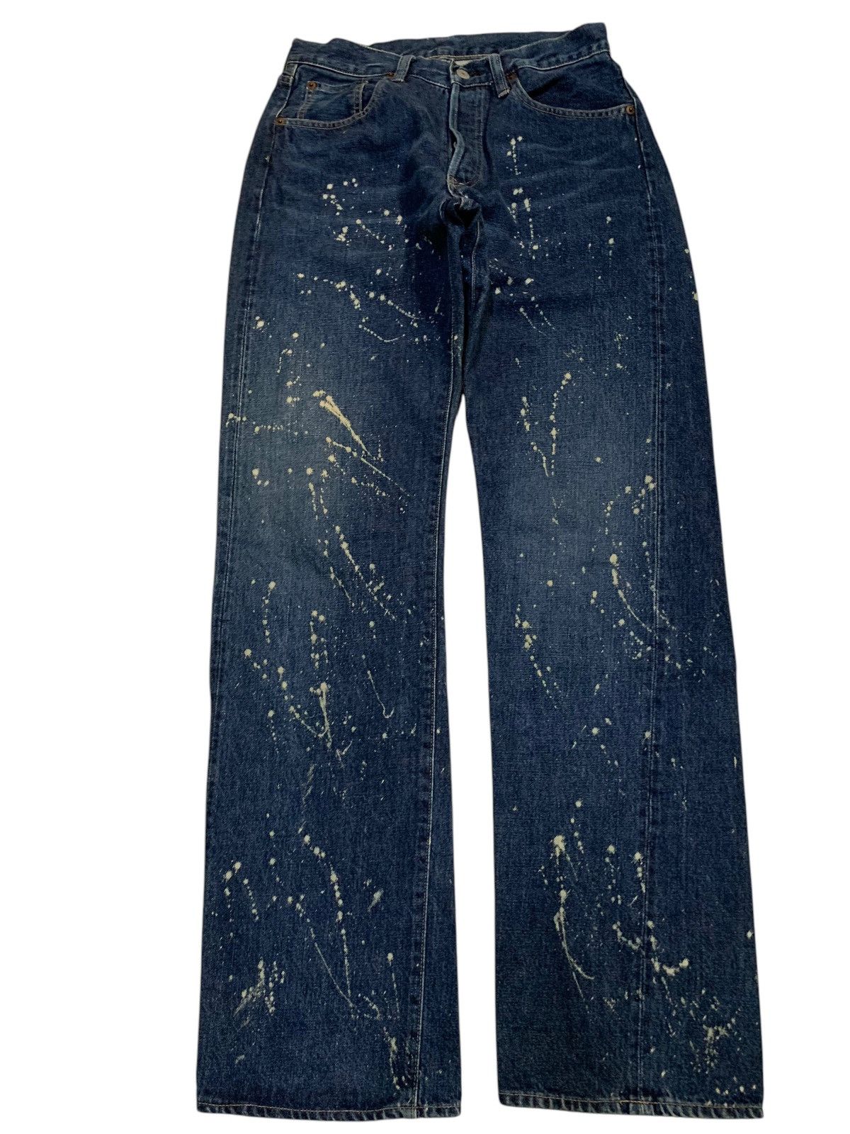 Kapital JOHNBULL BUTTON FLY SELVEDGE DISTRESSED DENIM Size US 28 / EU 44 - 2 Thumbnail
