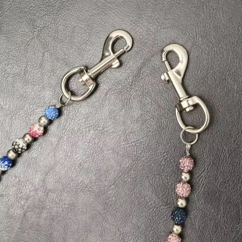 Jewelry Round Bead Rhinestone Multicolor Punk Size ONE SIZE - 7 Thumbnail