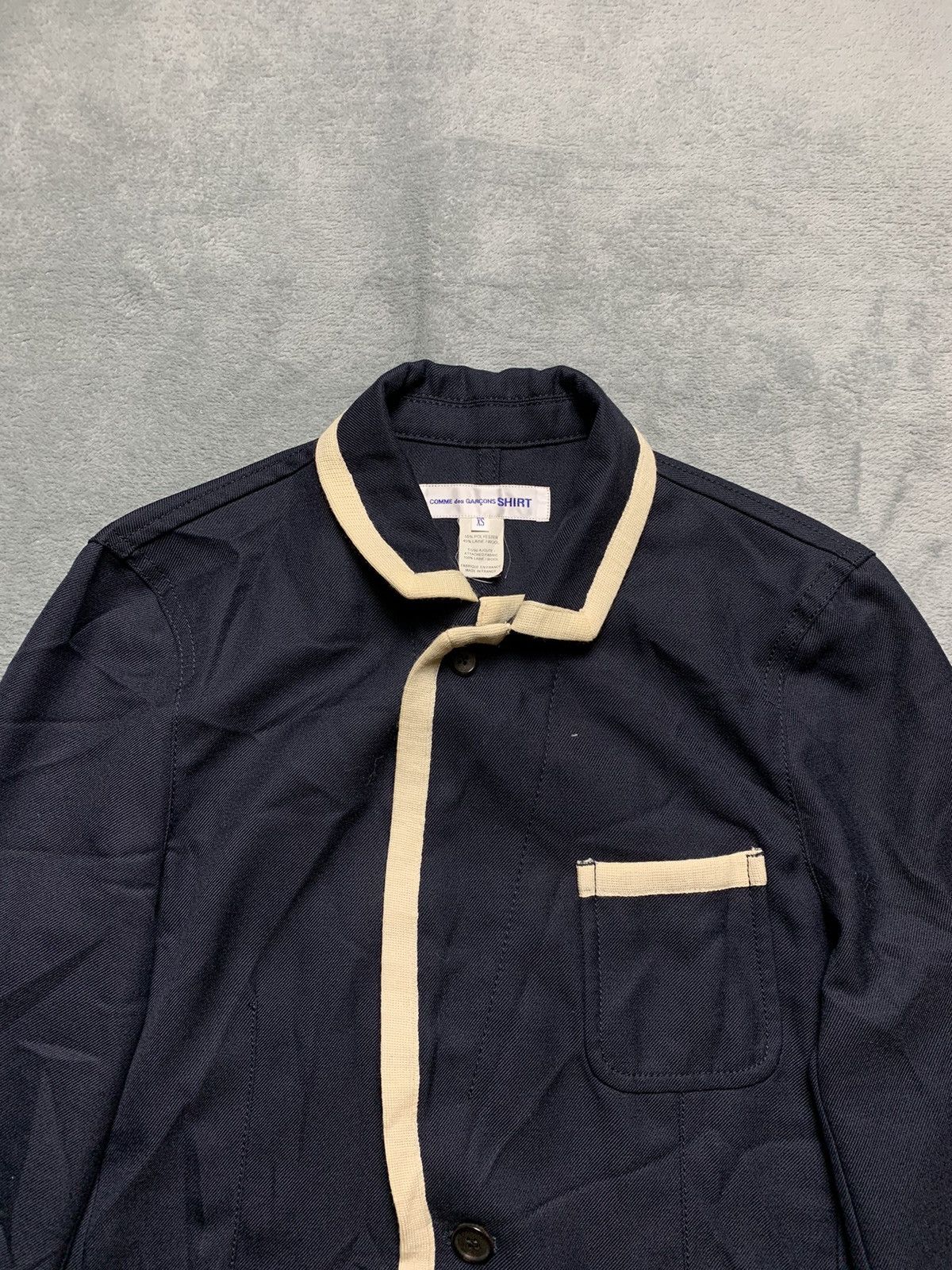 Comme des Garcons SHIRT COMME DES GARCONS SHIRT POLY LINING BLAZER Size 38R - 5 Thumbnail